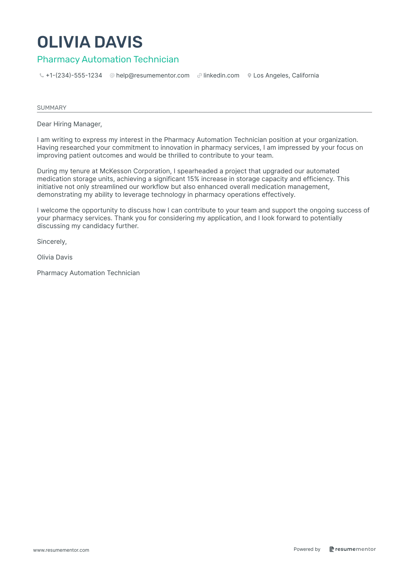 Pharmacy Automation Technician