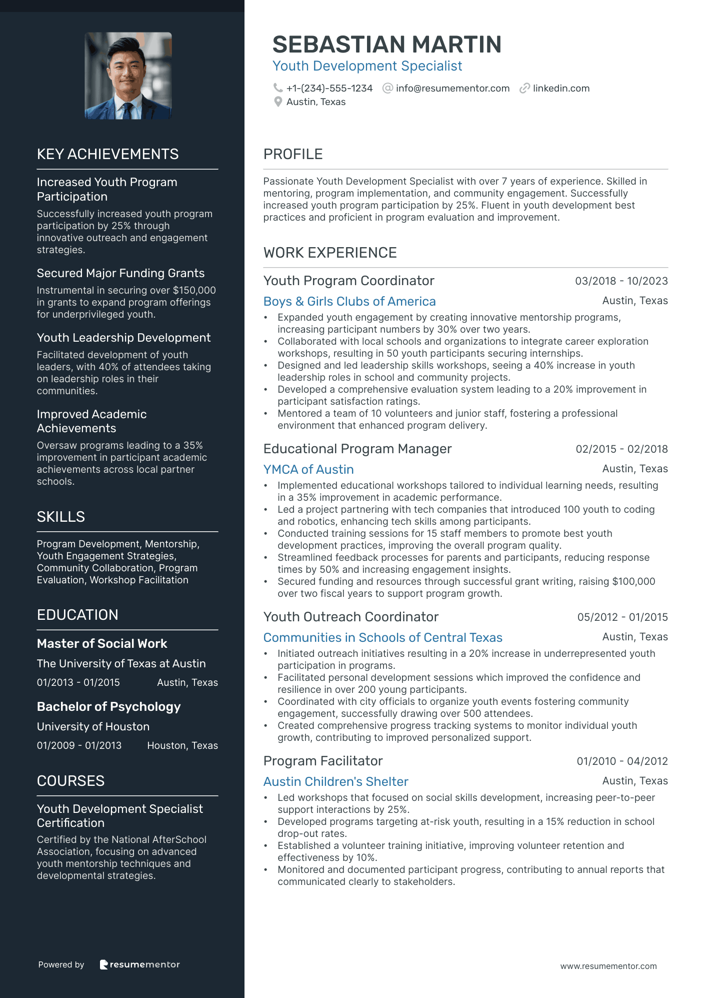 Youth Development Specialist