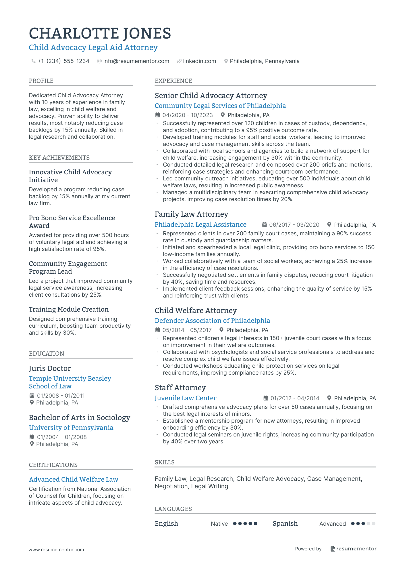 Child Advocacy Legal Aid Attorney