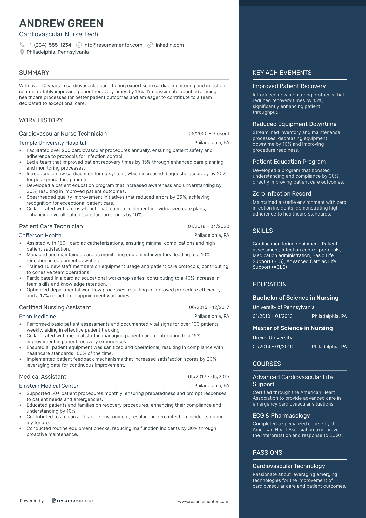 Cardiovascular Nurse Tech