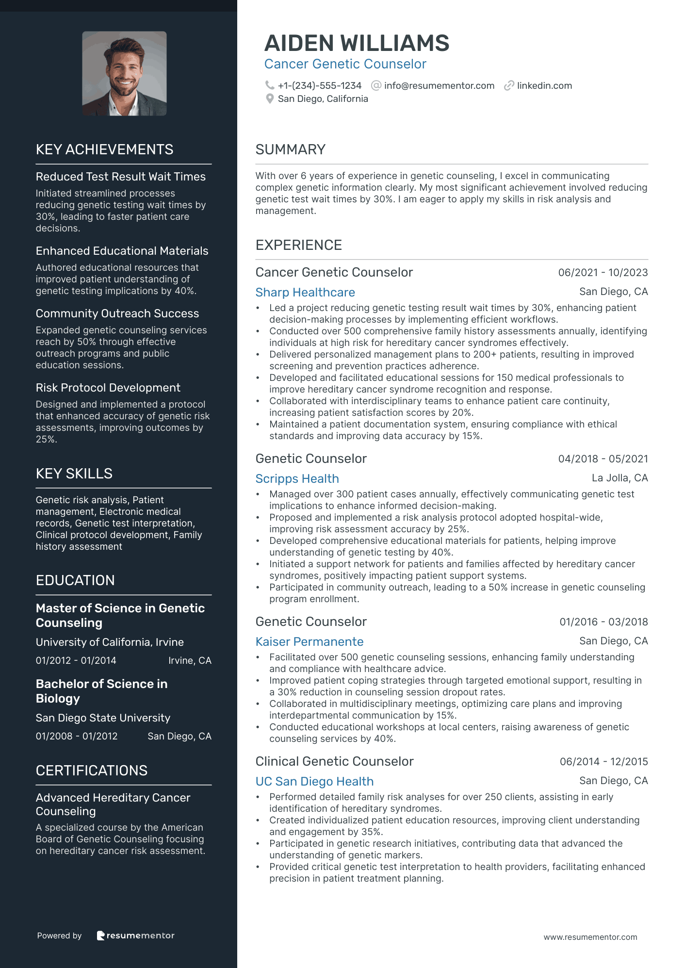 Cancer Genetic Counselor