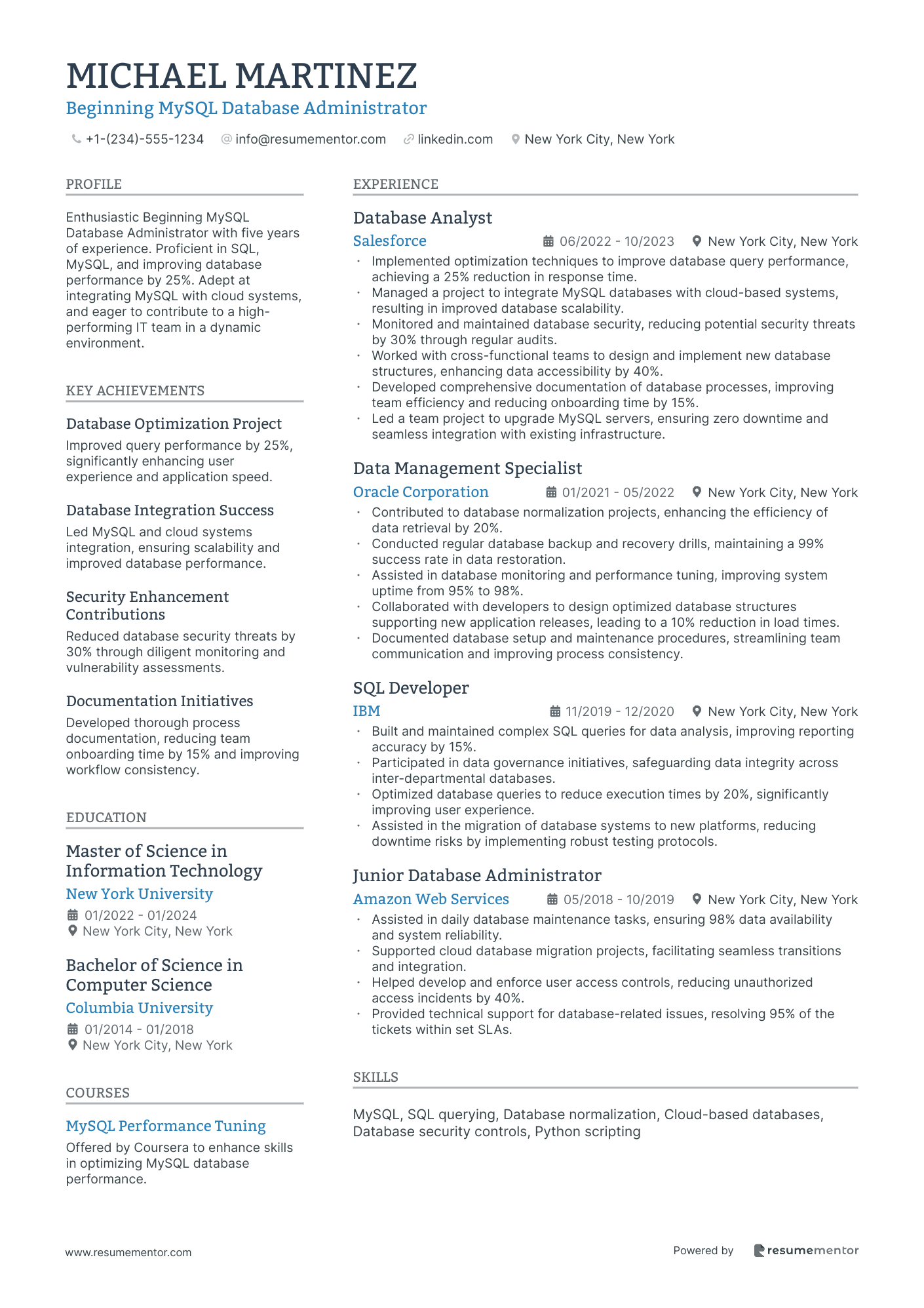 Beginning MySQL Database Administrator