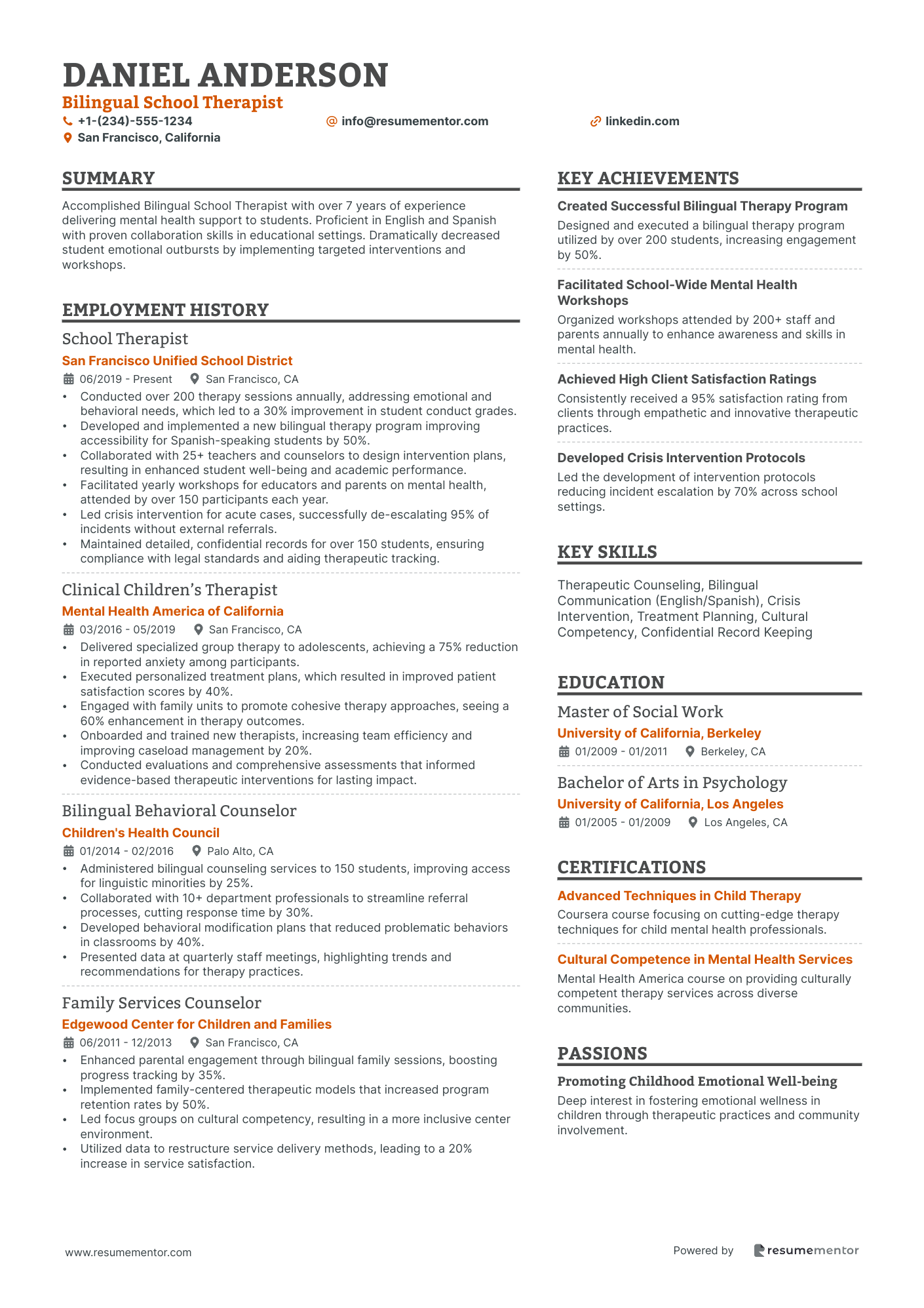Bilingual School Therapist
