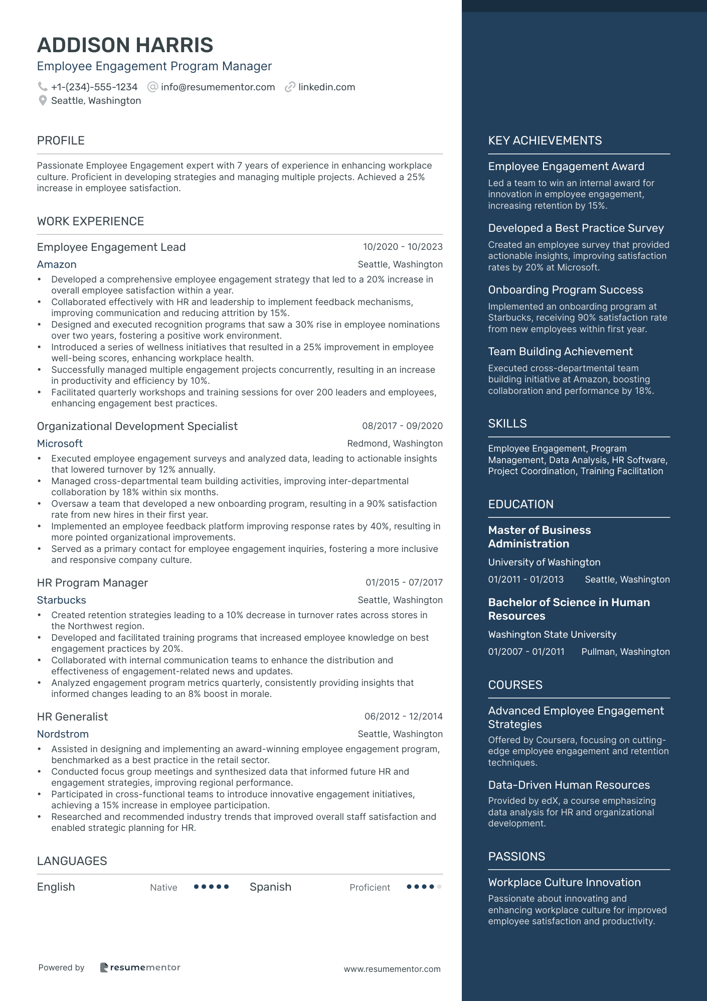 Employee Engagement Program Manager