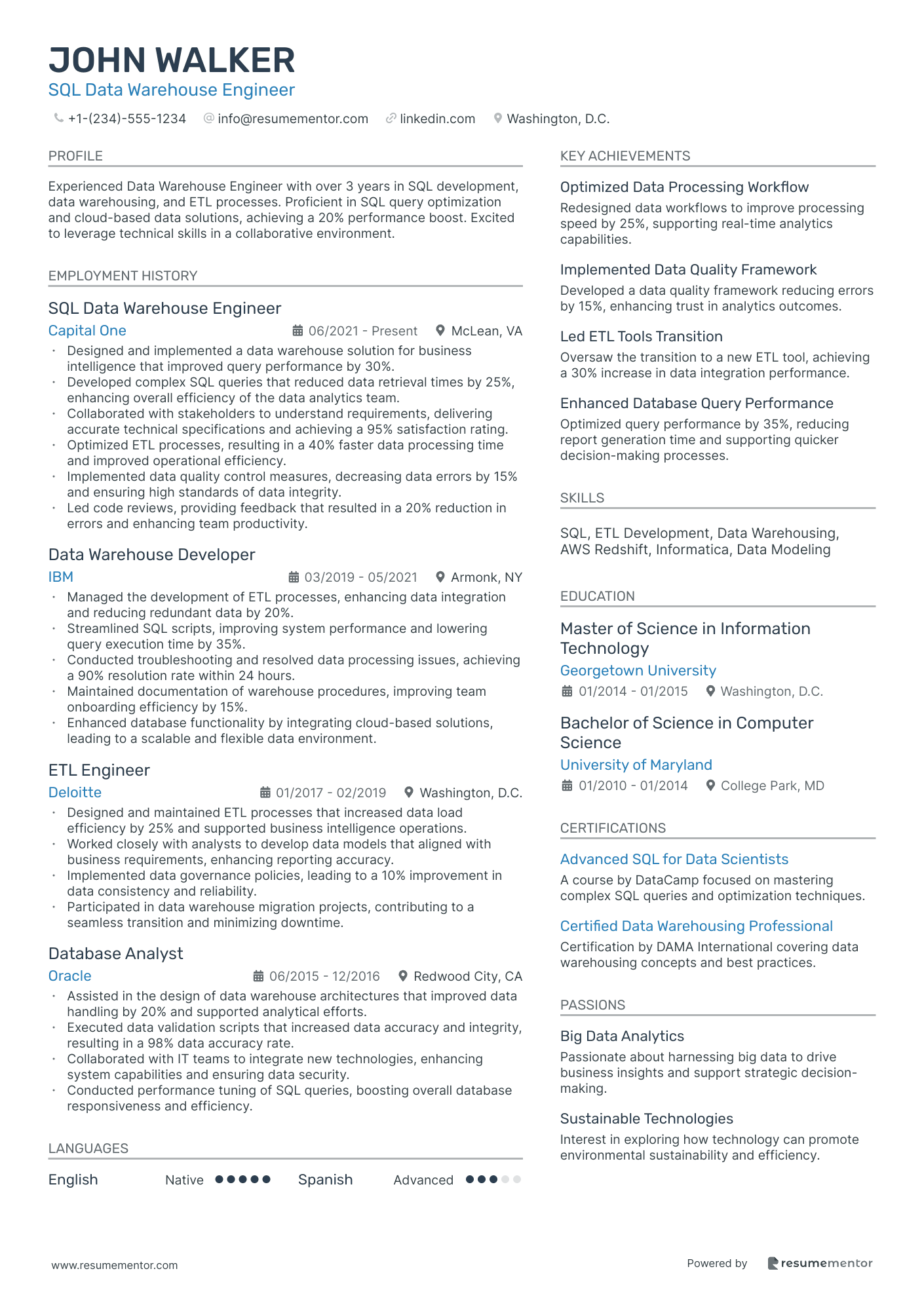 SQL Data Warehouse Engineer