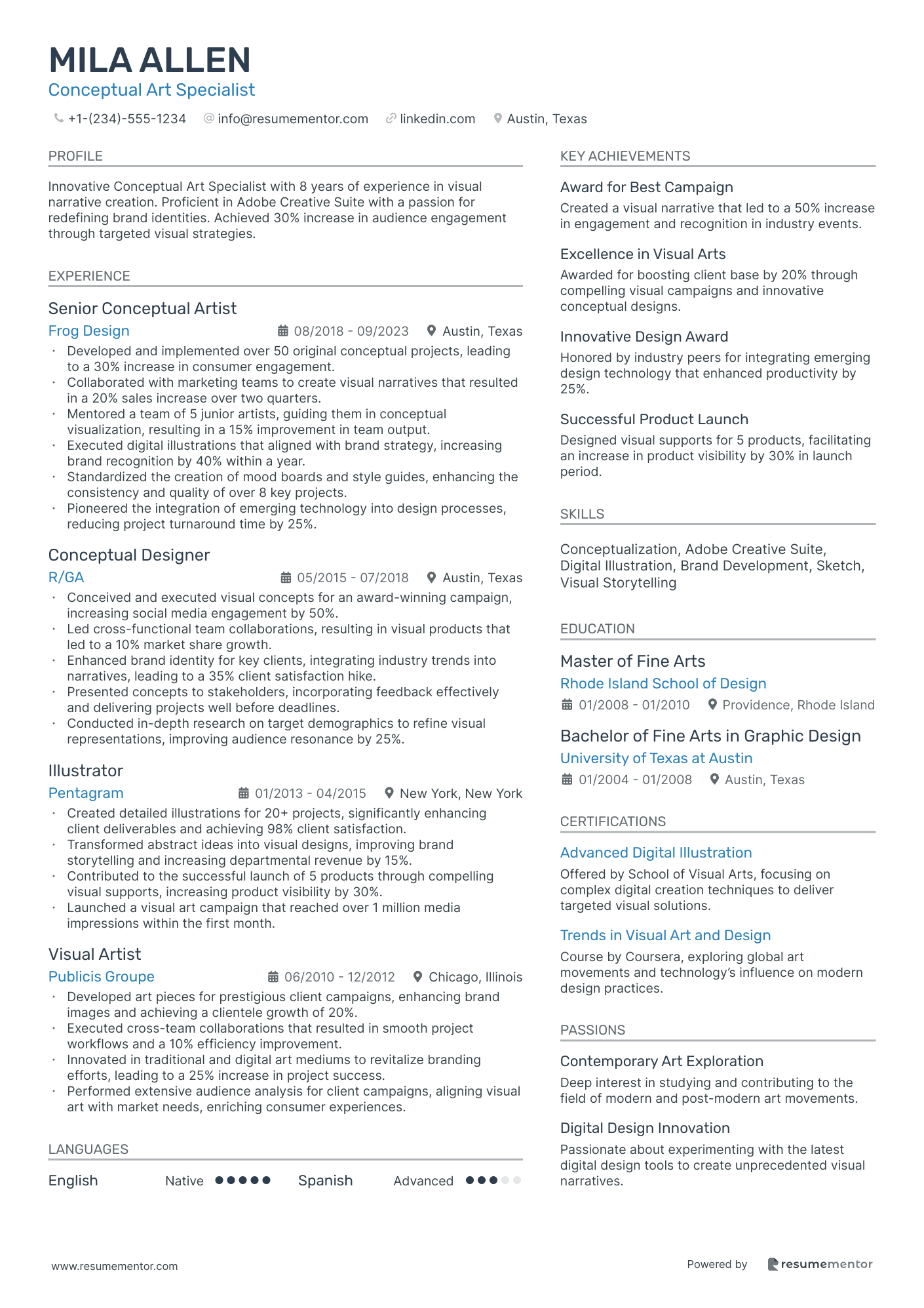 Conceptual Art Specialist