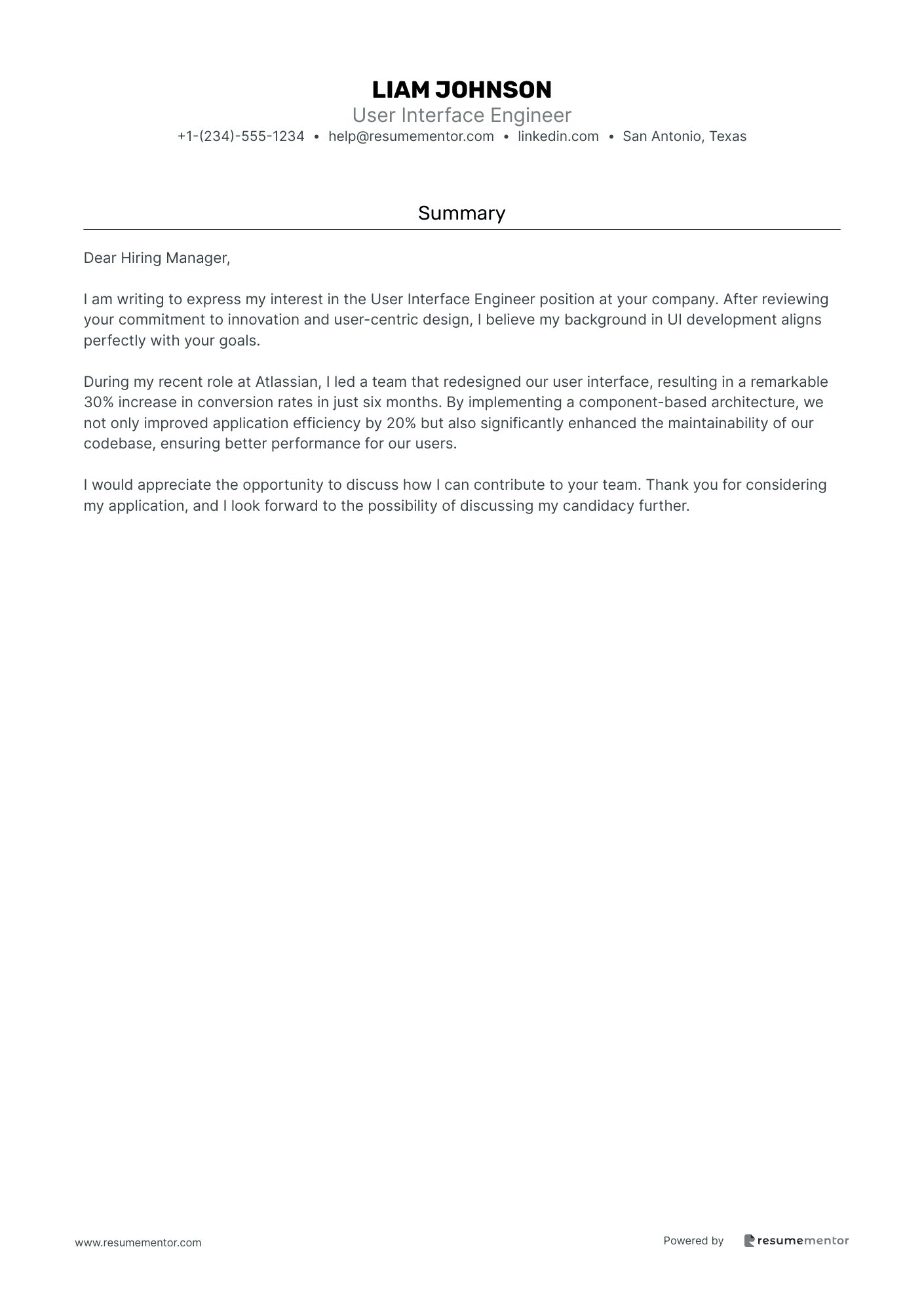 User Interface Engineer