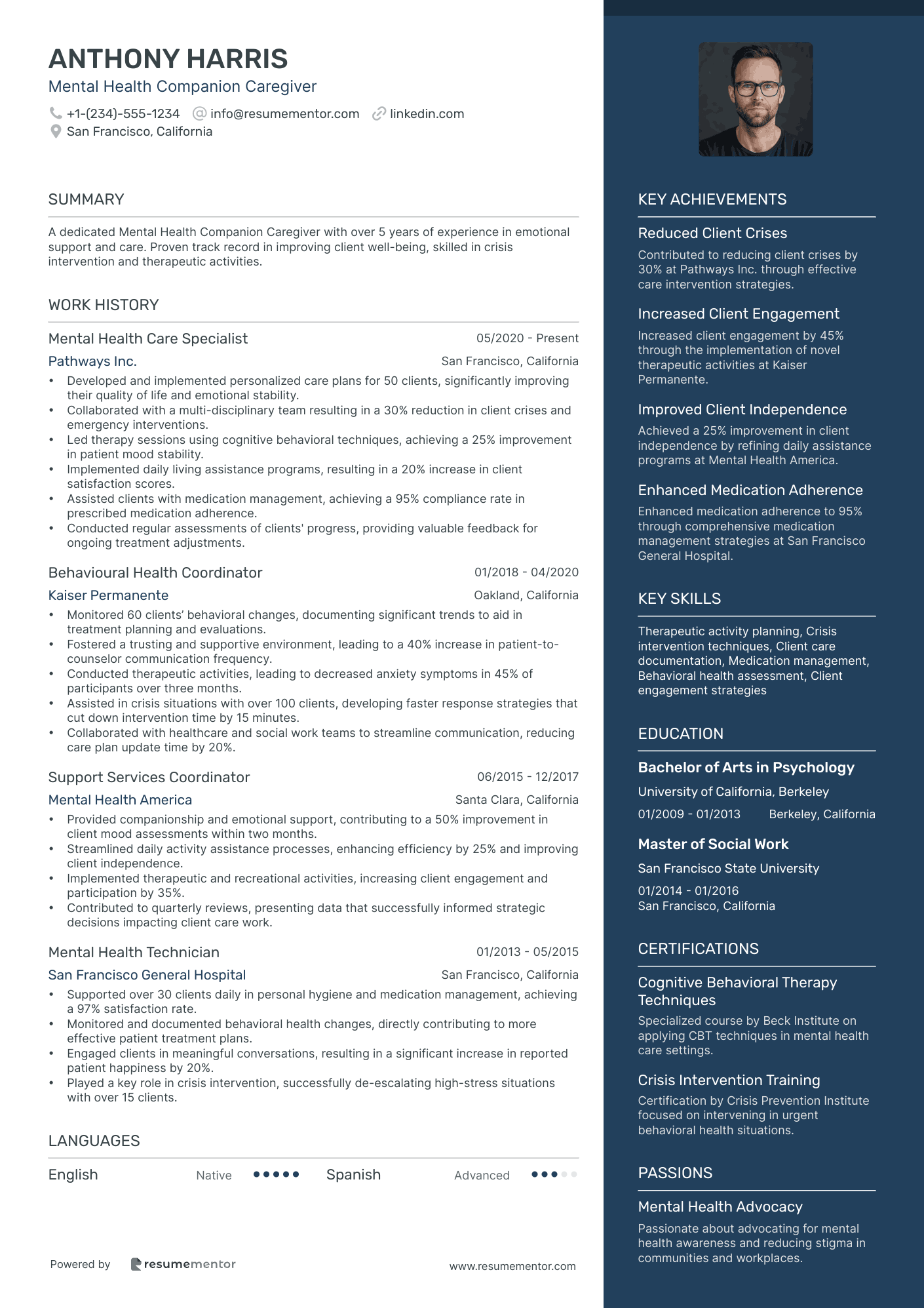 Mental Health Companion Caregiver