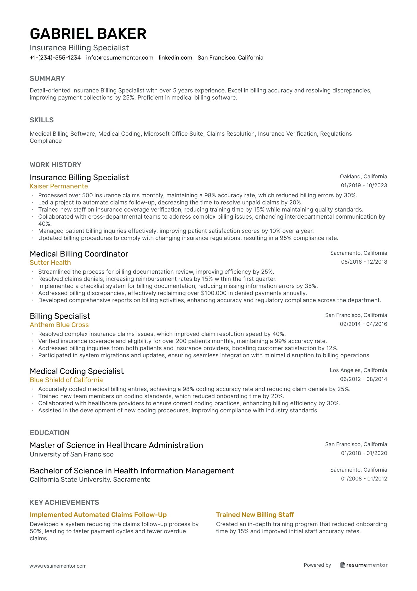 Insurance Billing Specialist