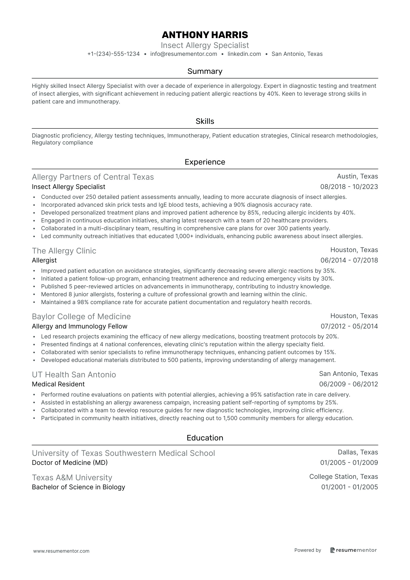 Insect Allergy Specialist