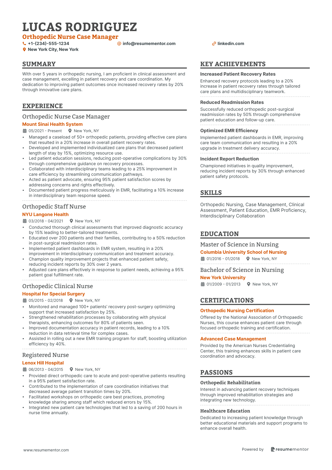 Orthopedic Nurse Case Manager