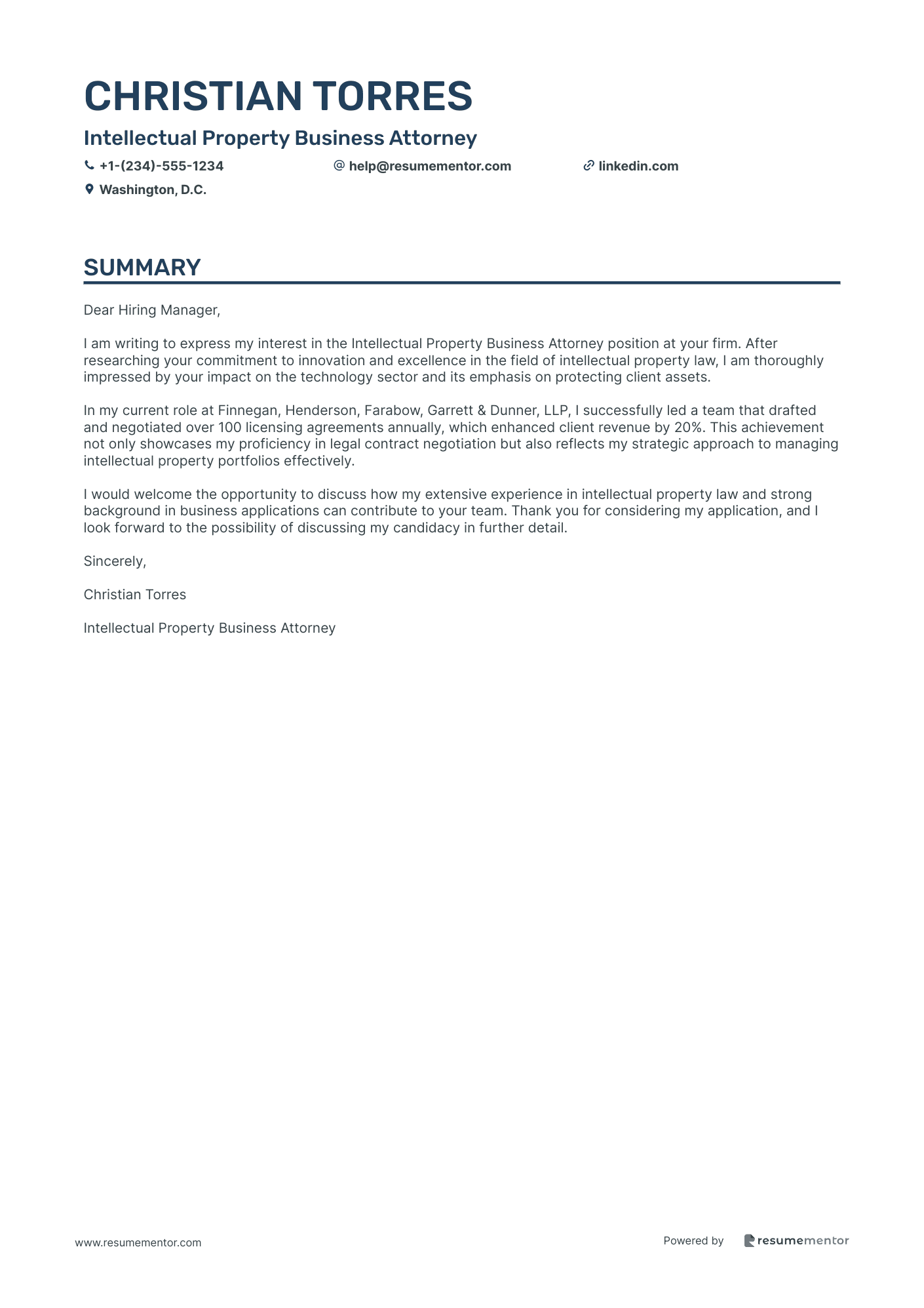 Intellectual Property Business Attorney