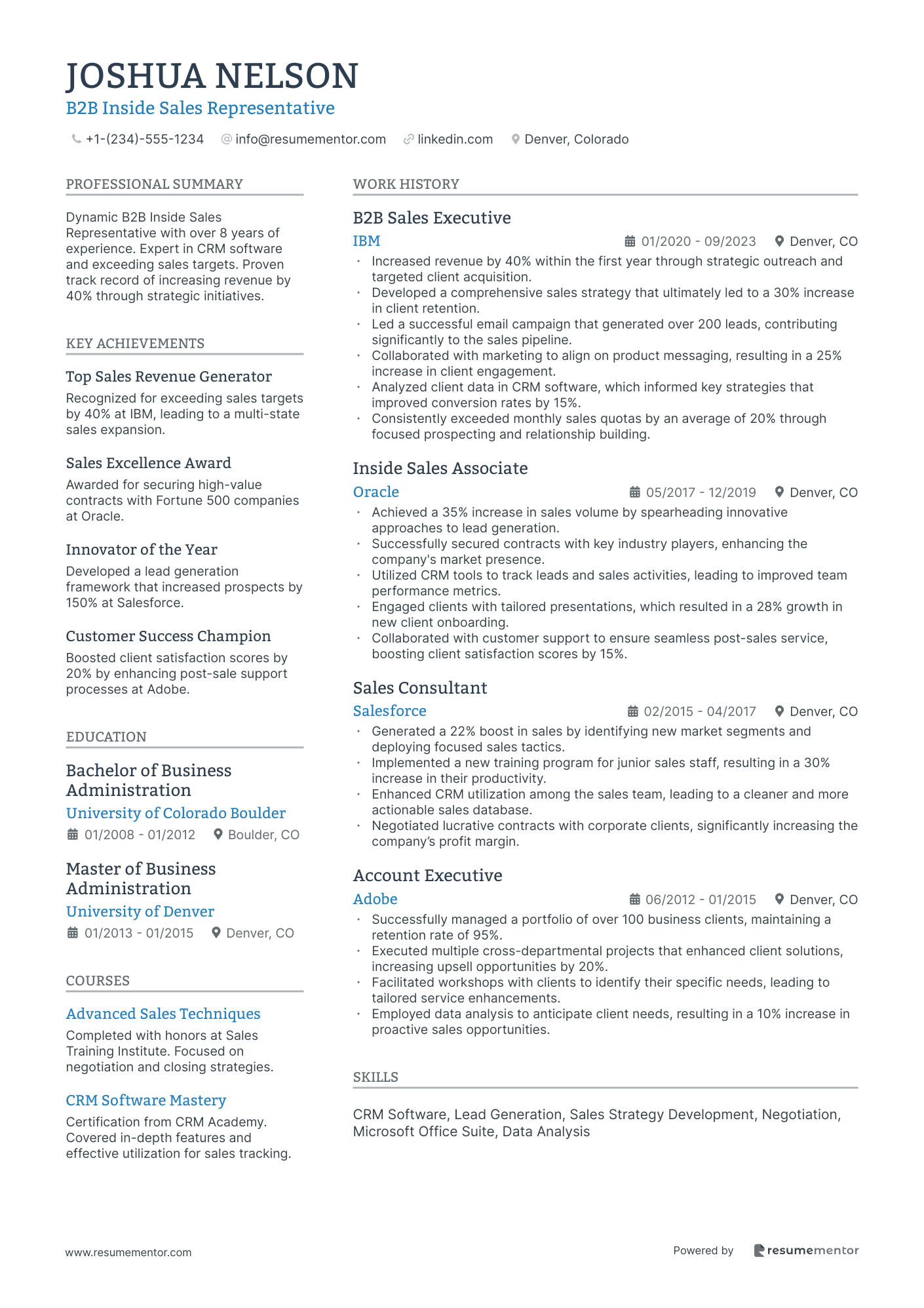 B2B Inside Sales Representative