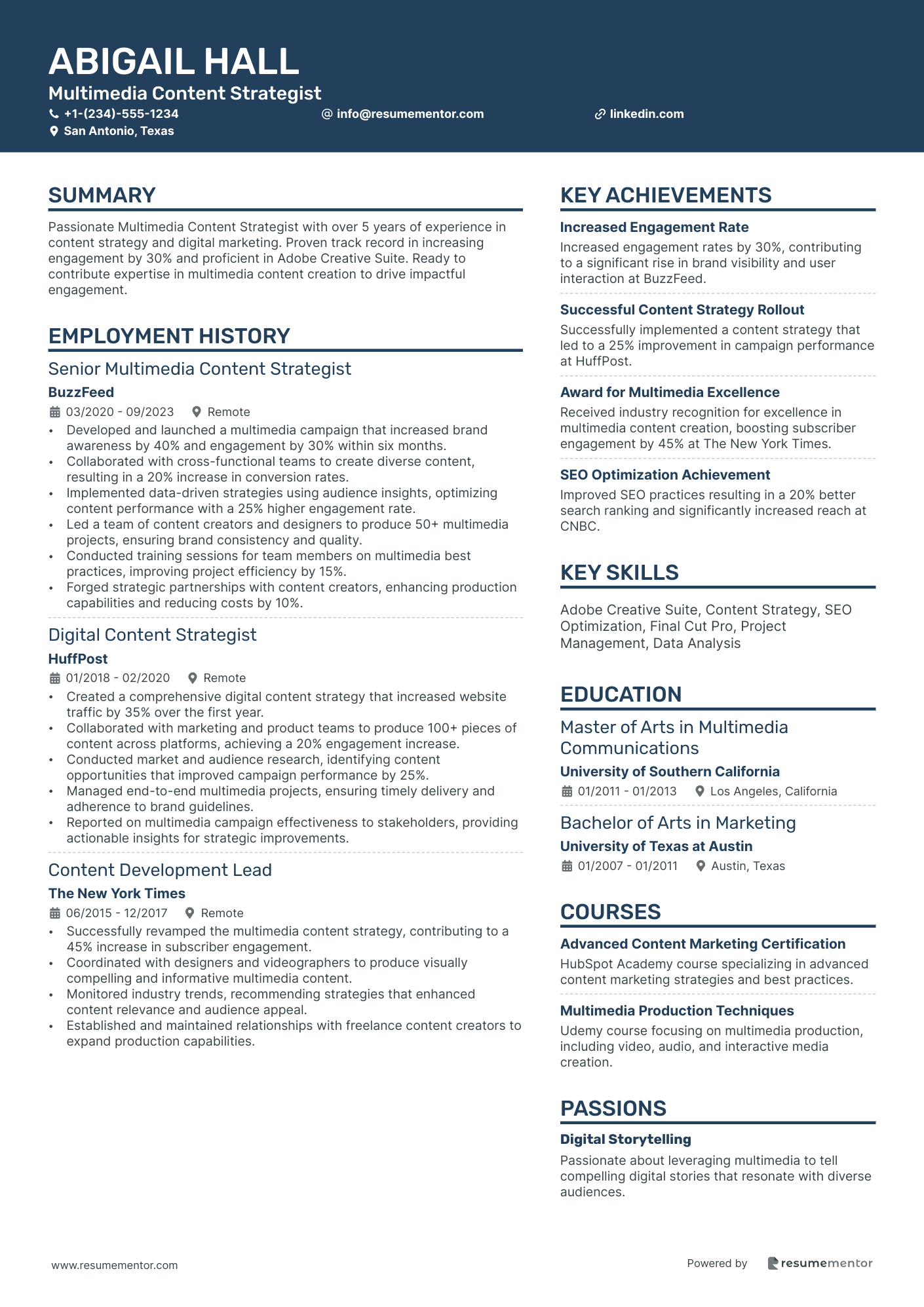 Multimedia Content Strategist