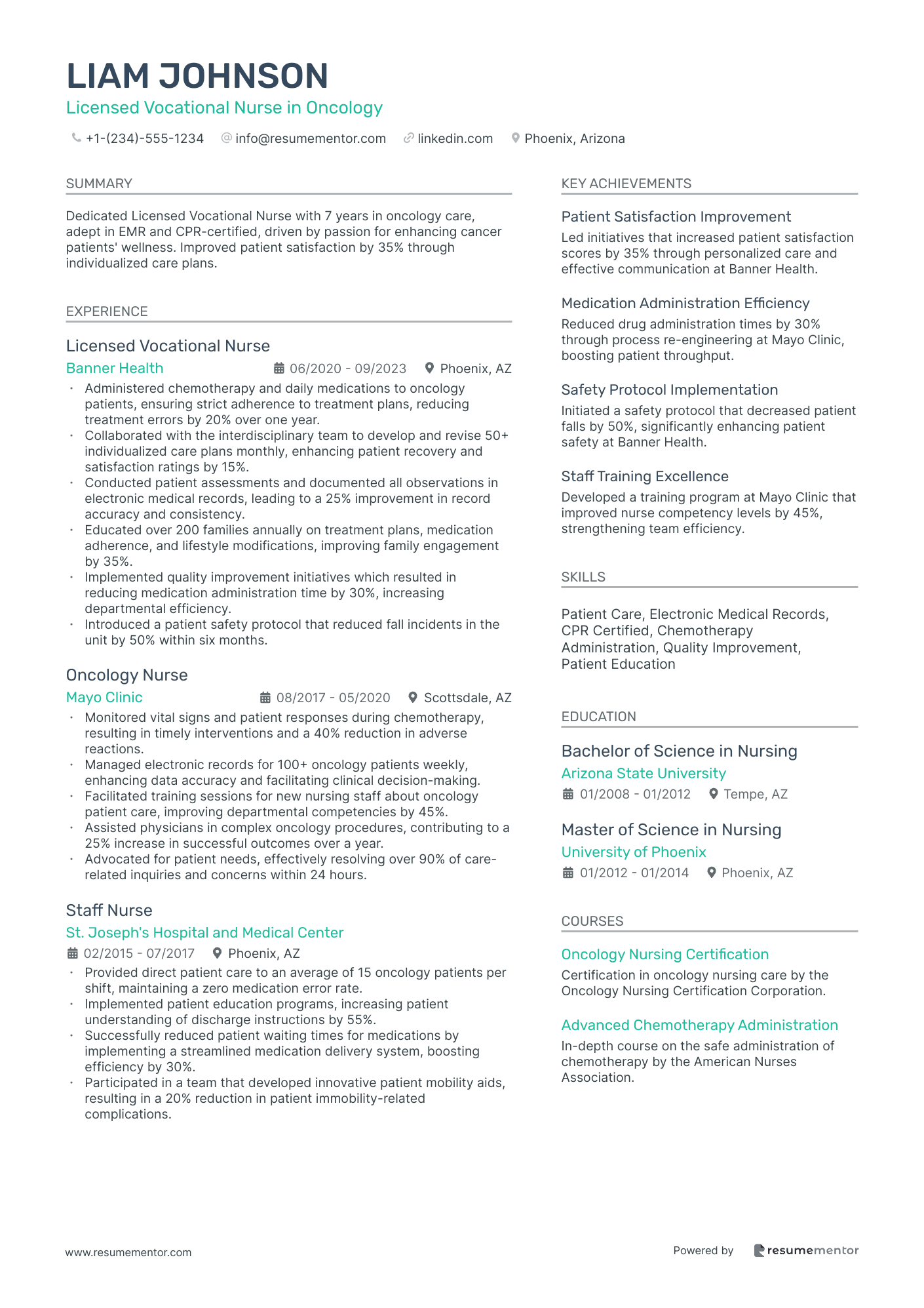 Licensed Vocational Nurse in Oncology