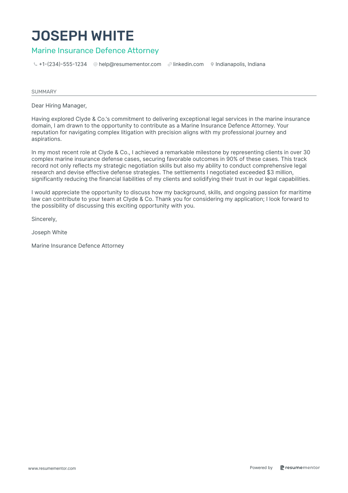 Marine Insurance Defence Attorney