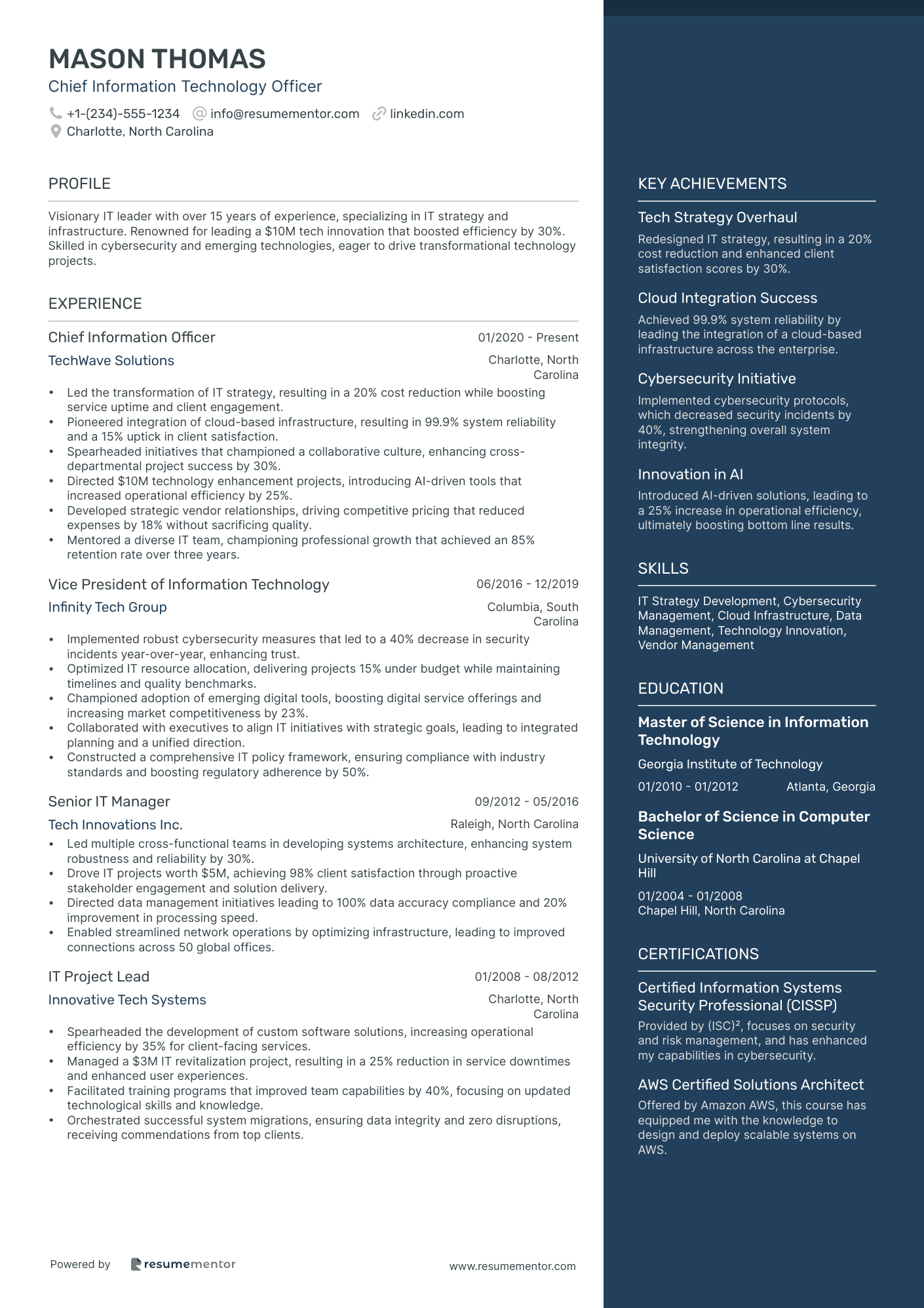 Chief Information Technology Officer