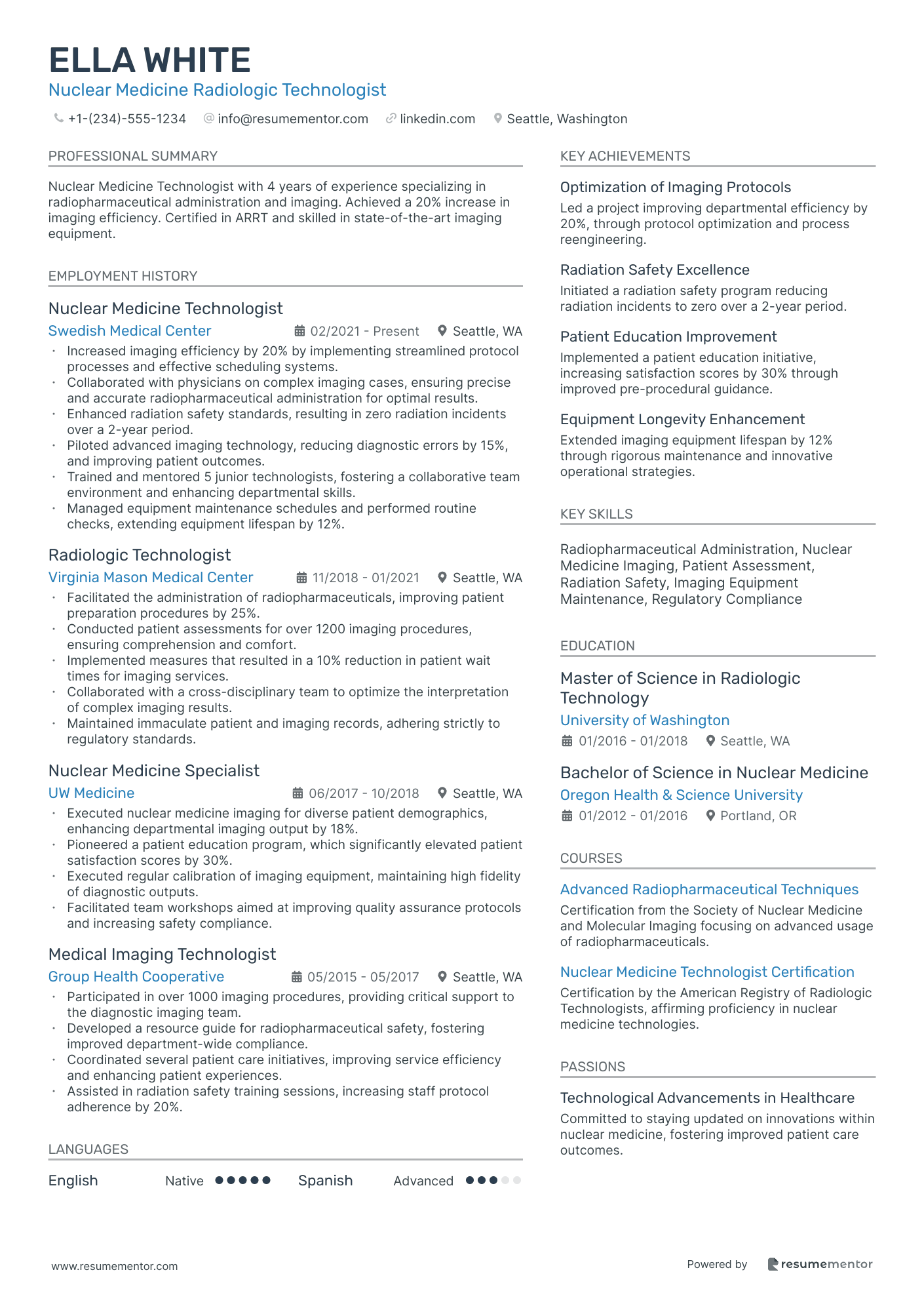 Nuclear Medicine Radiologic Technologist