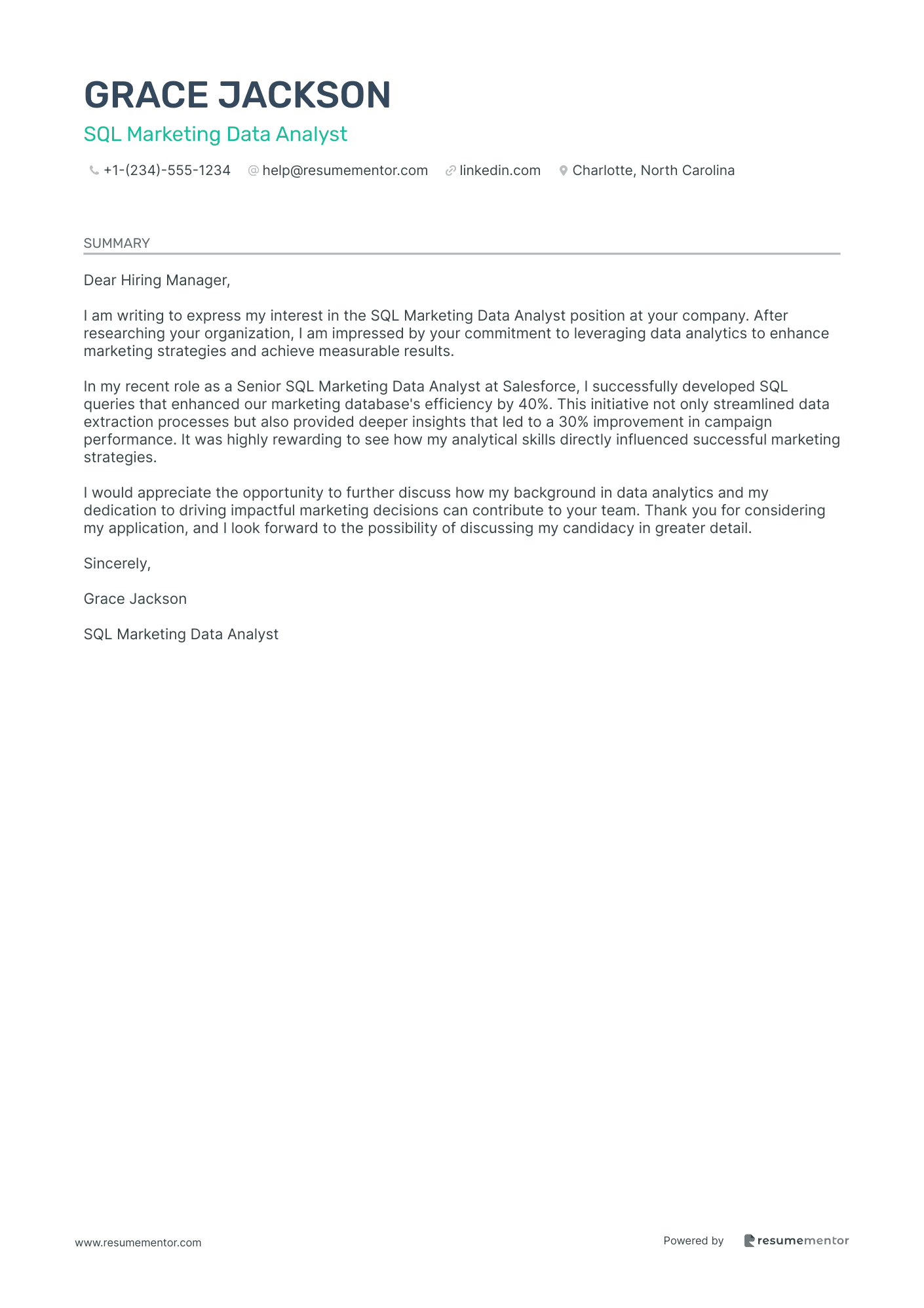 SQL Marketing Data Analyst