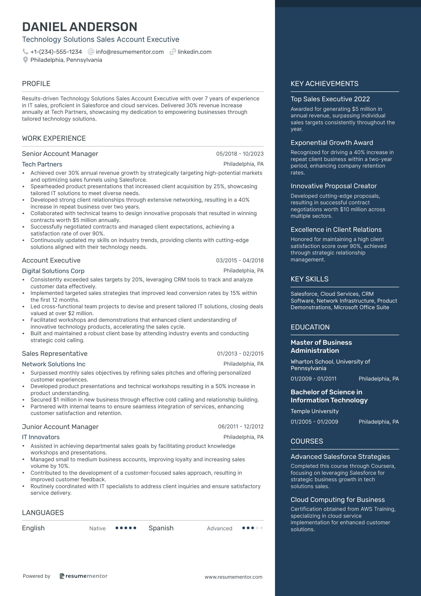 Technology Solutions Sales Account Executive
