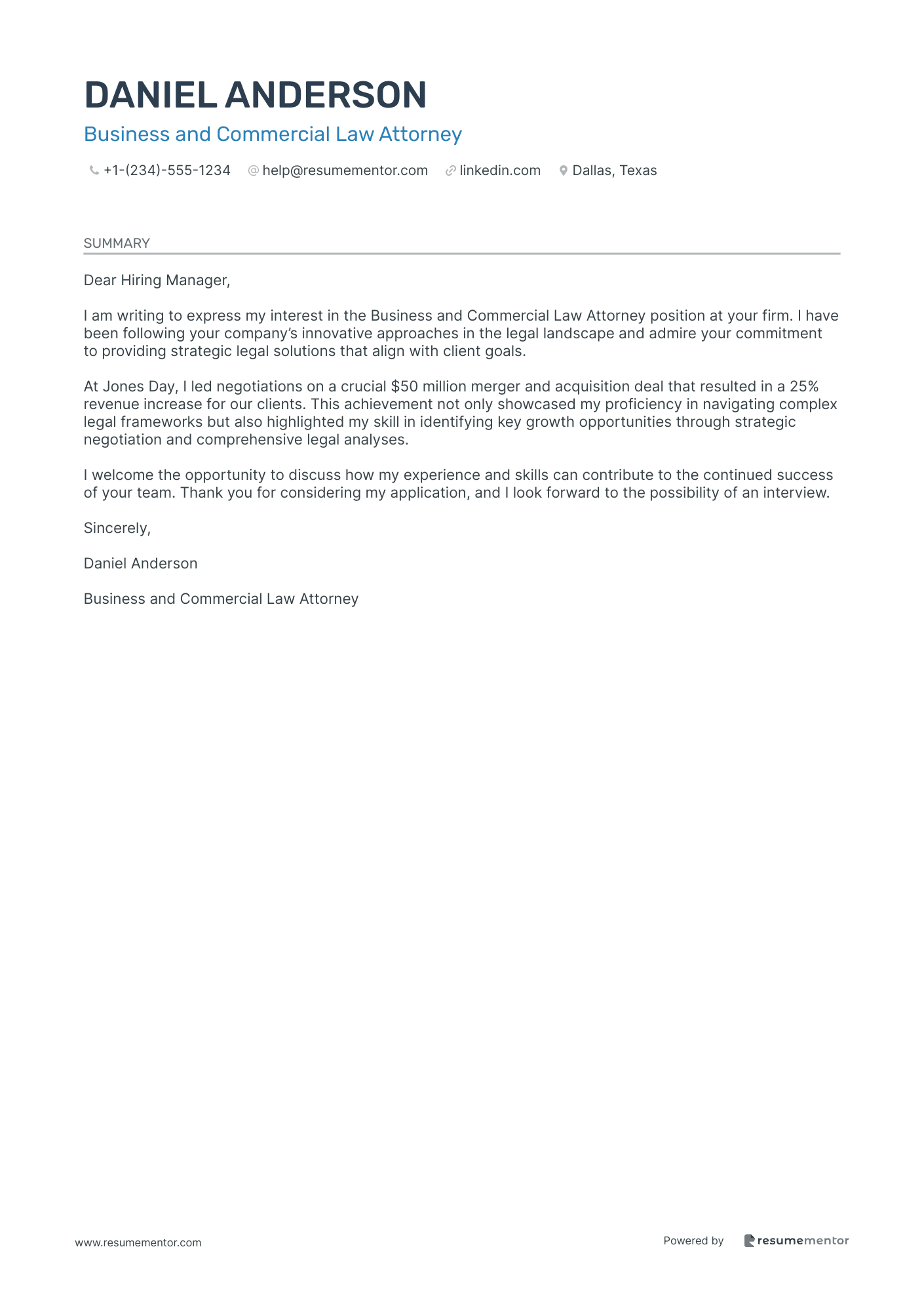 Business and Commercial Law Attorney
