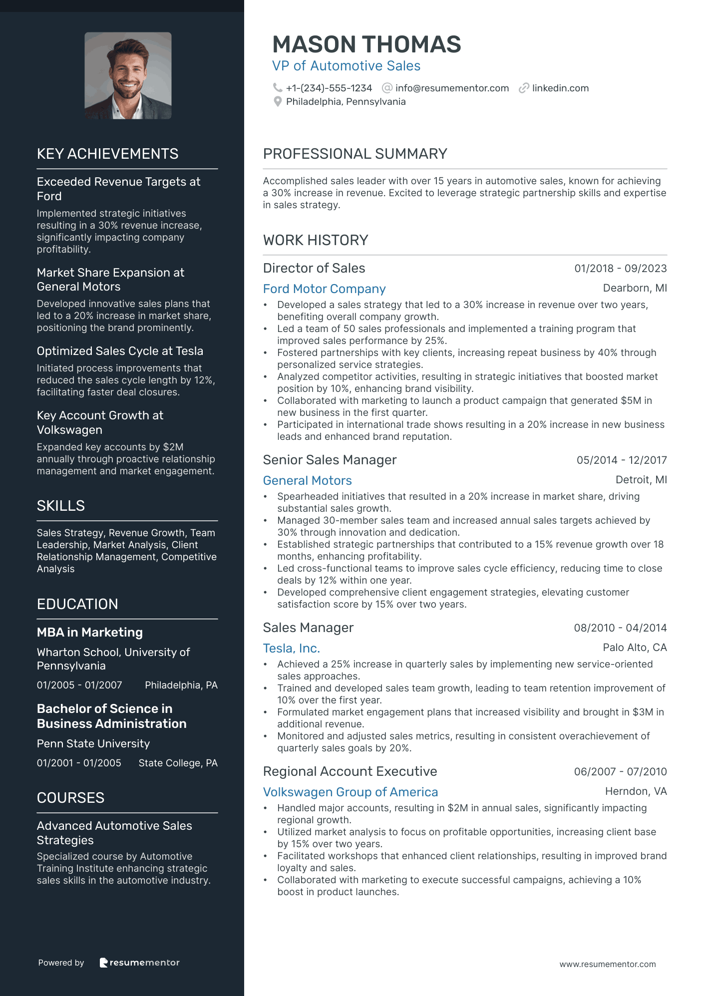 VP of Automotive Sales