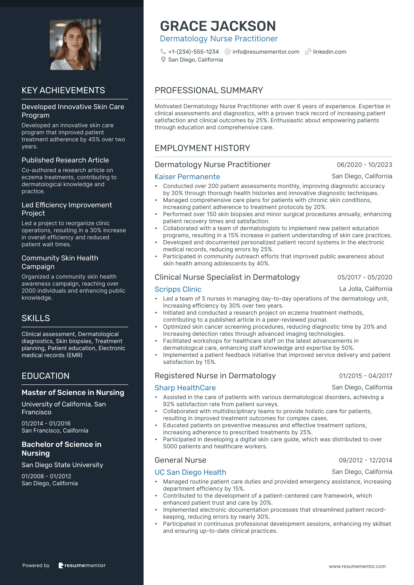 Dermatology Nurse Practitioner