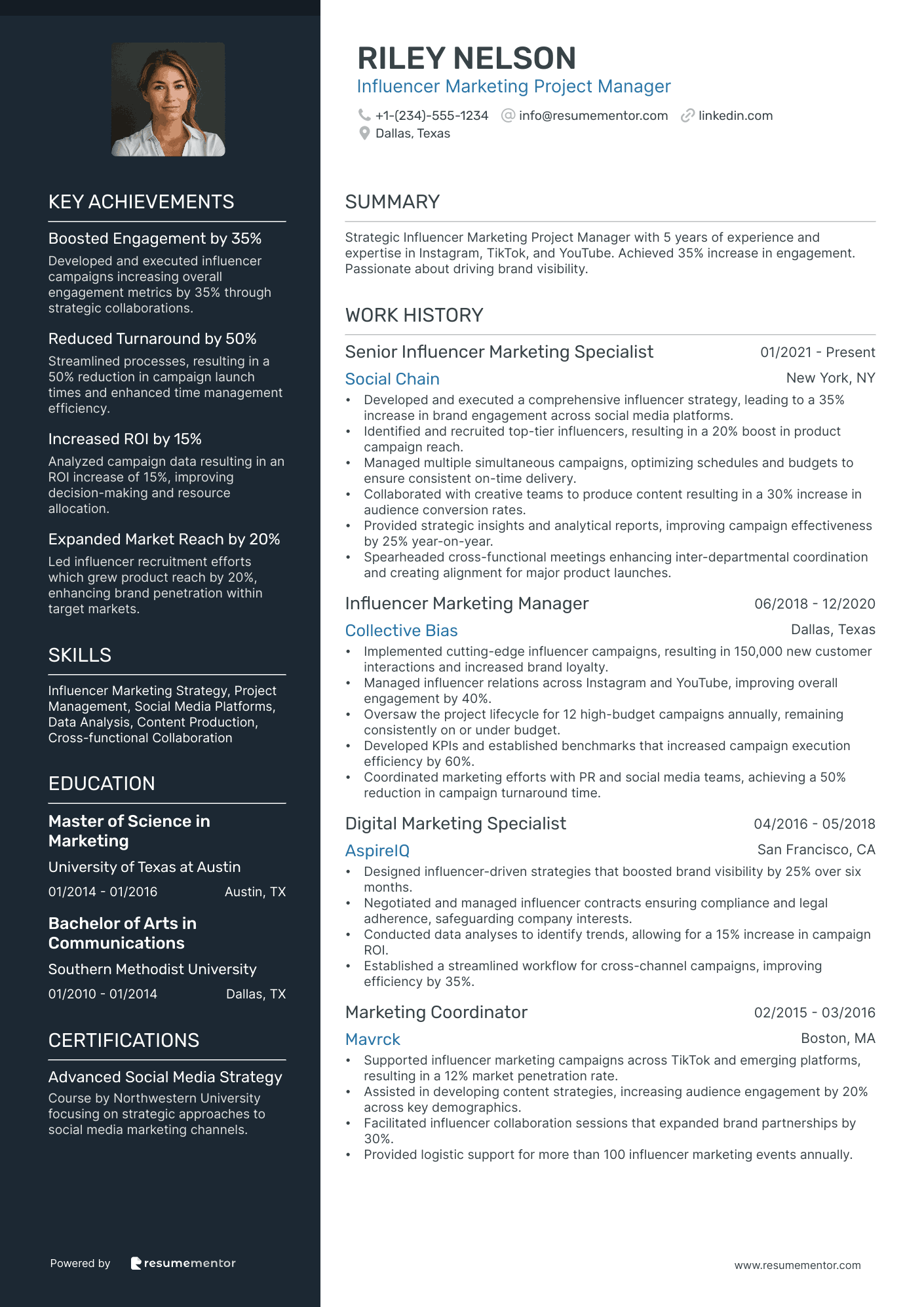 Influencer Marketing Project Manager