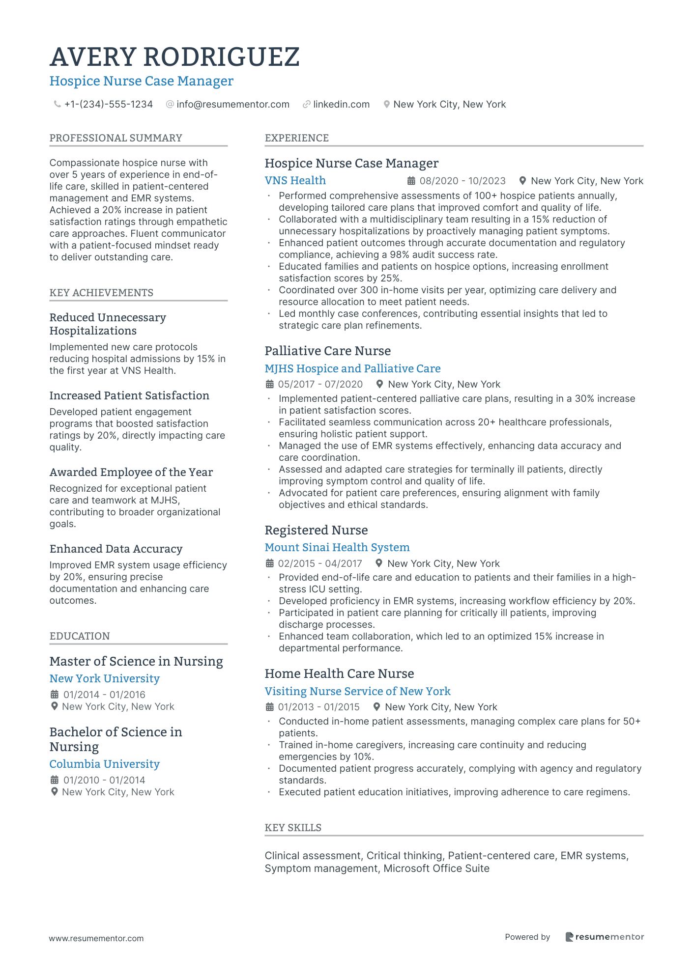 Hospice Nurse Case Manager