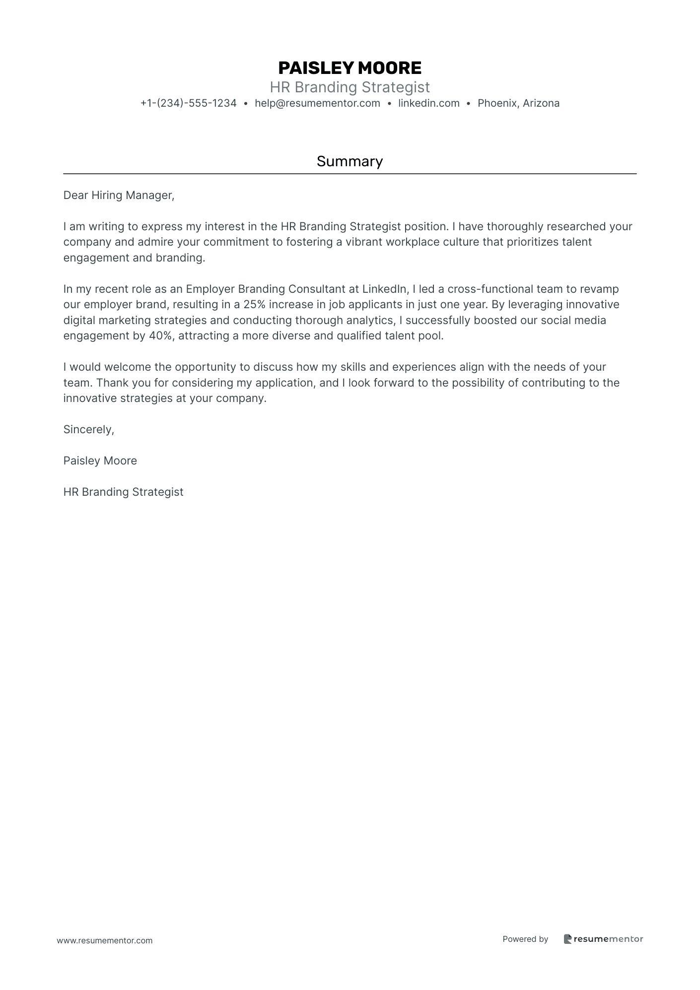 HR Branding Strategist