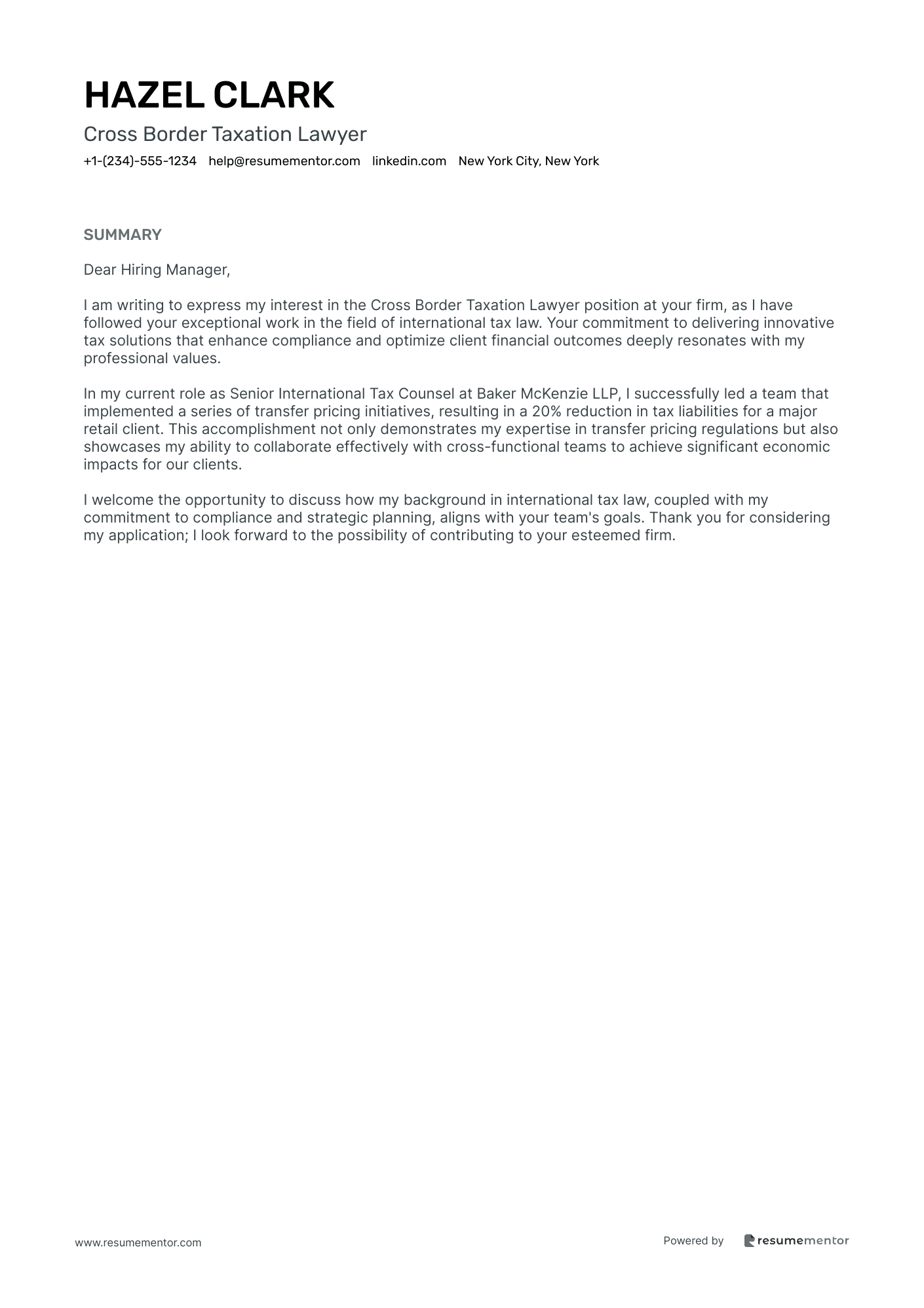 Cross Border Taxation Lawyer