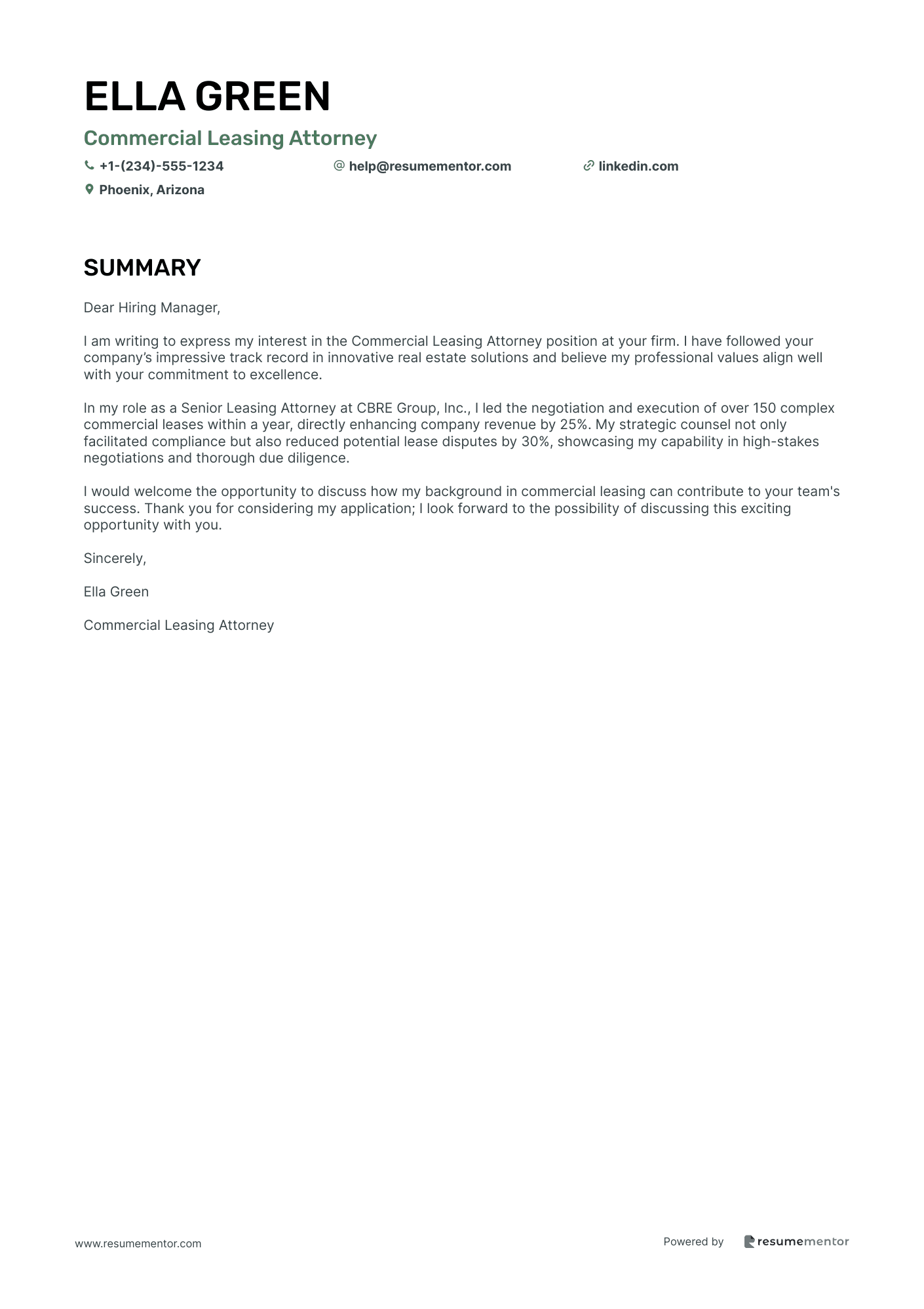 Commercial Leasing Attorney