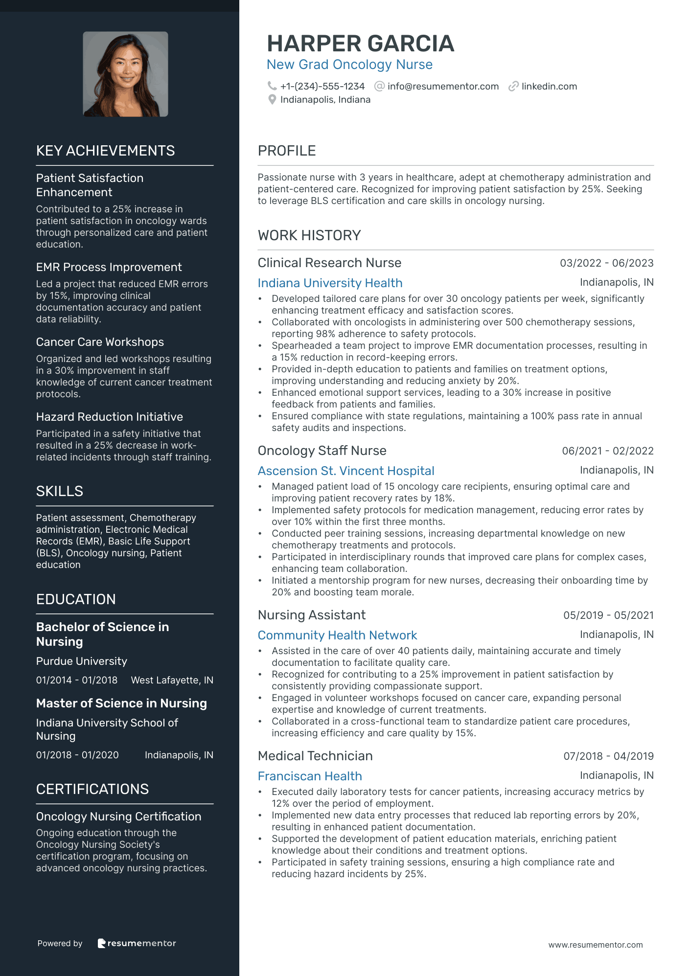 New Grad Oncology Nurse