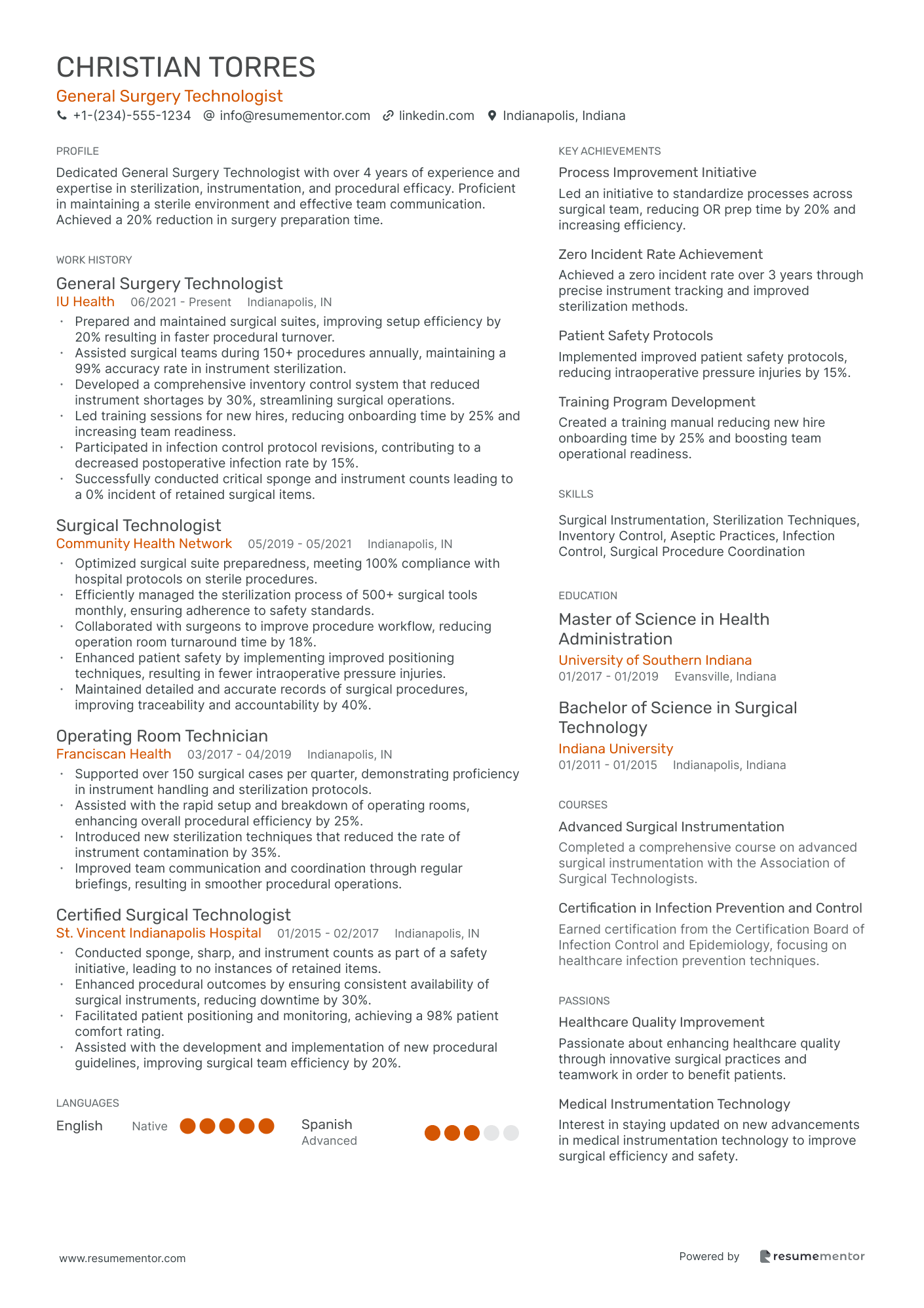 General Surgery Technologist