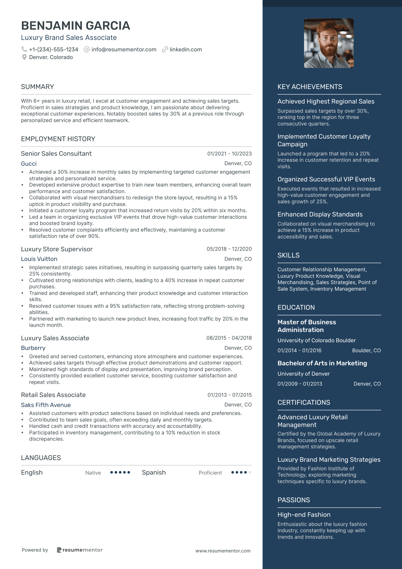 Luxury Brand Sales Associate