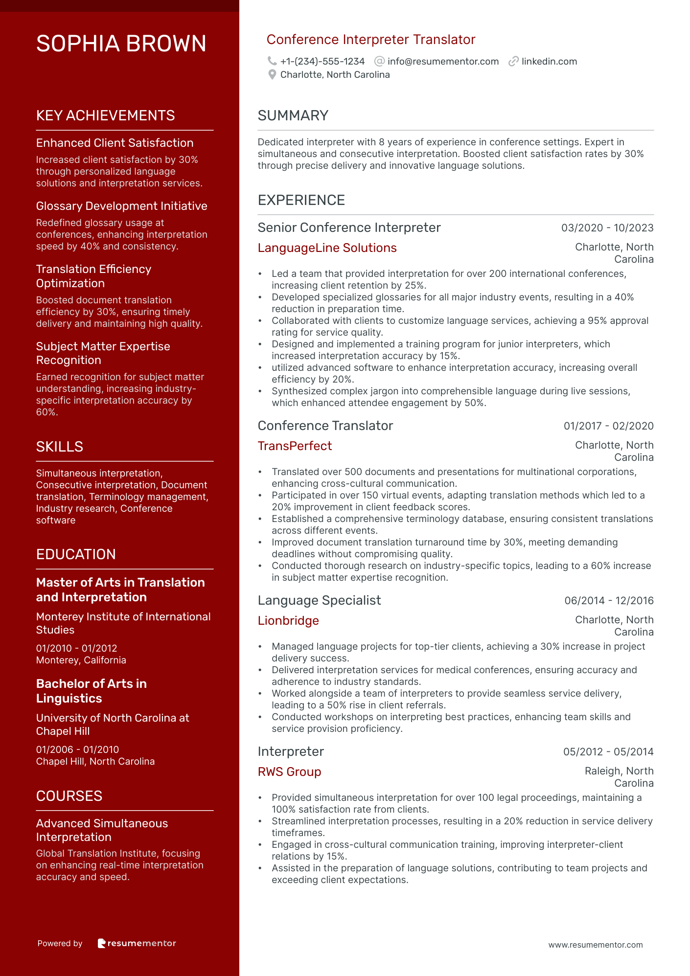 Conference Interpreter Translator