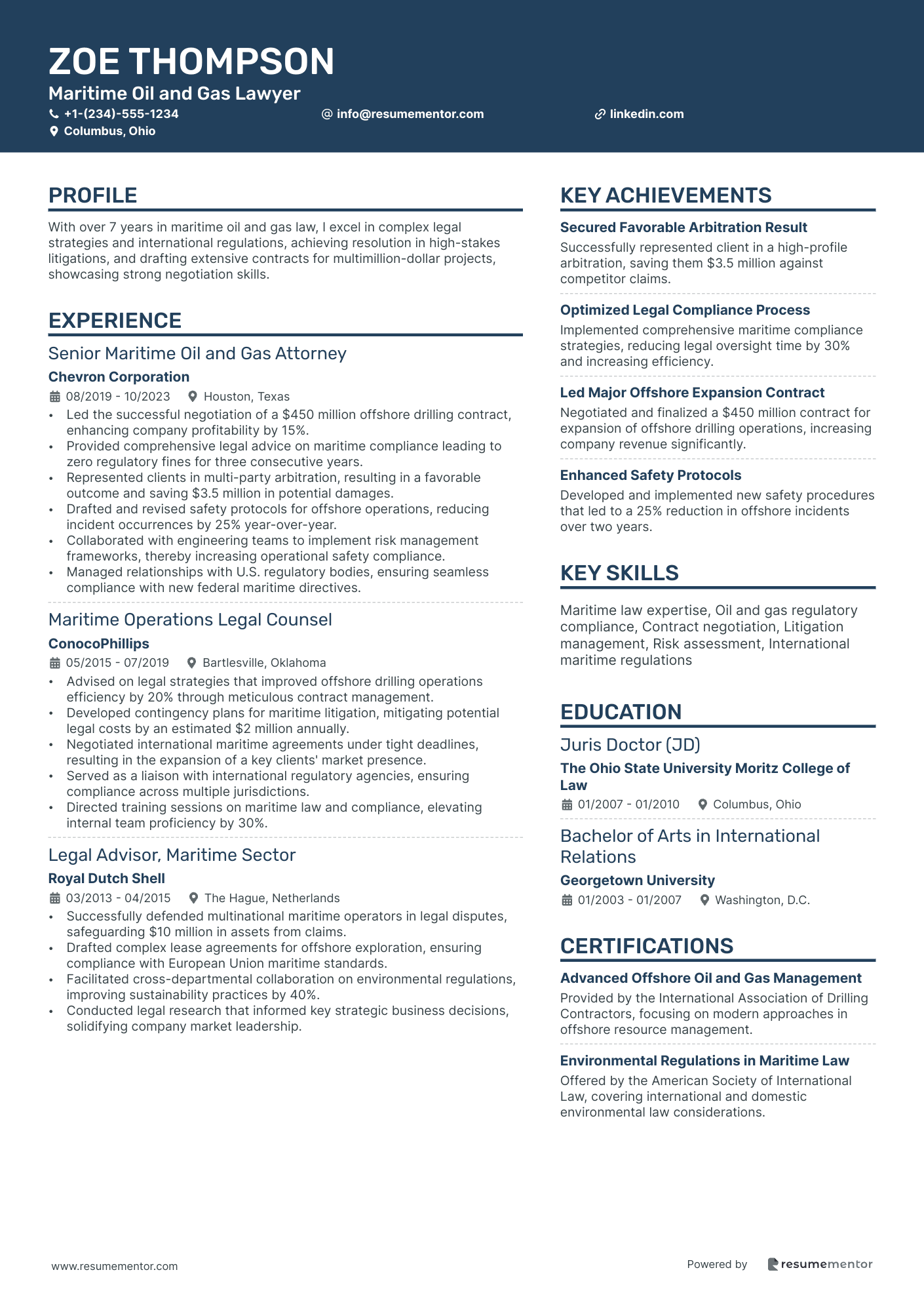 Maritime Oil and Gas Lawyer