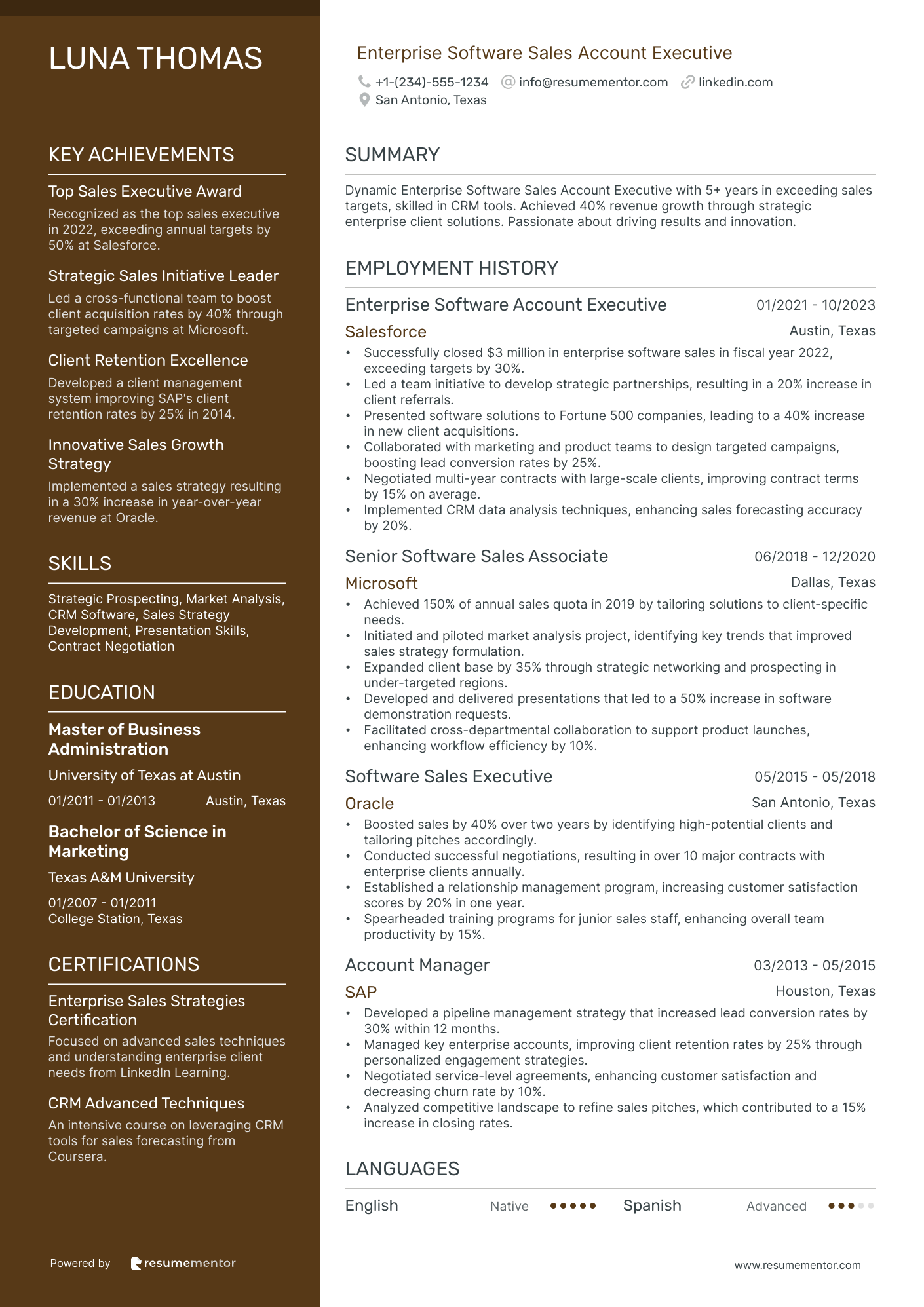 Enterprise Software Sales Account Executive