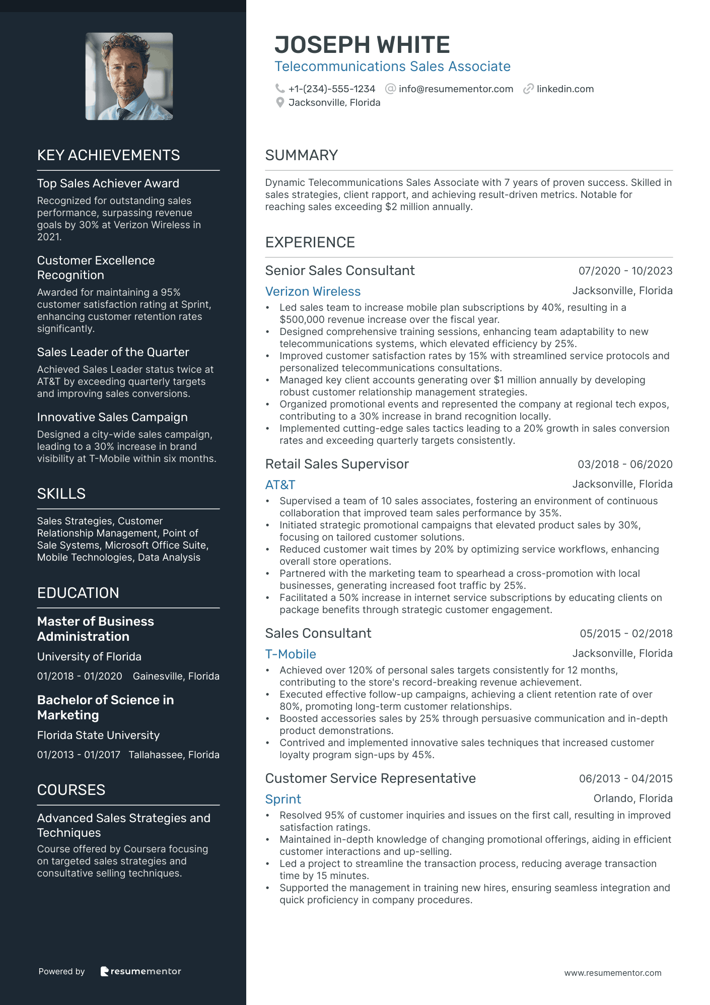 Telecommunications Sales Associate