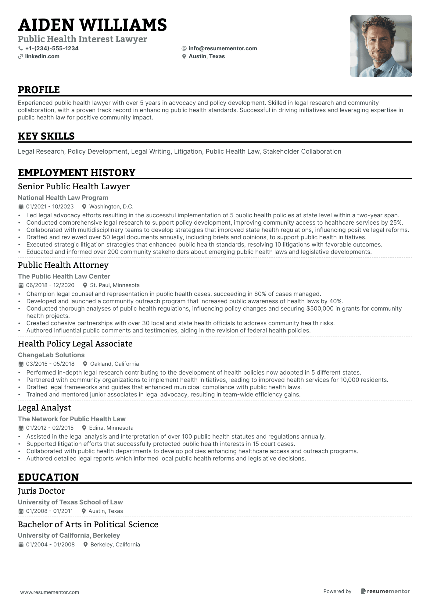 Public Health Interest Lawyer