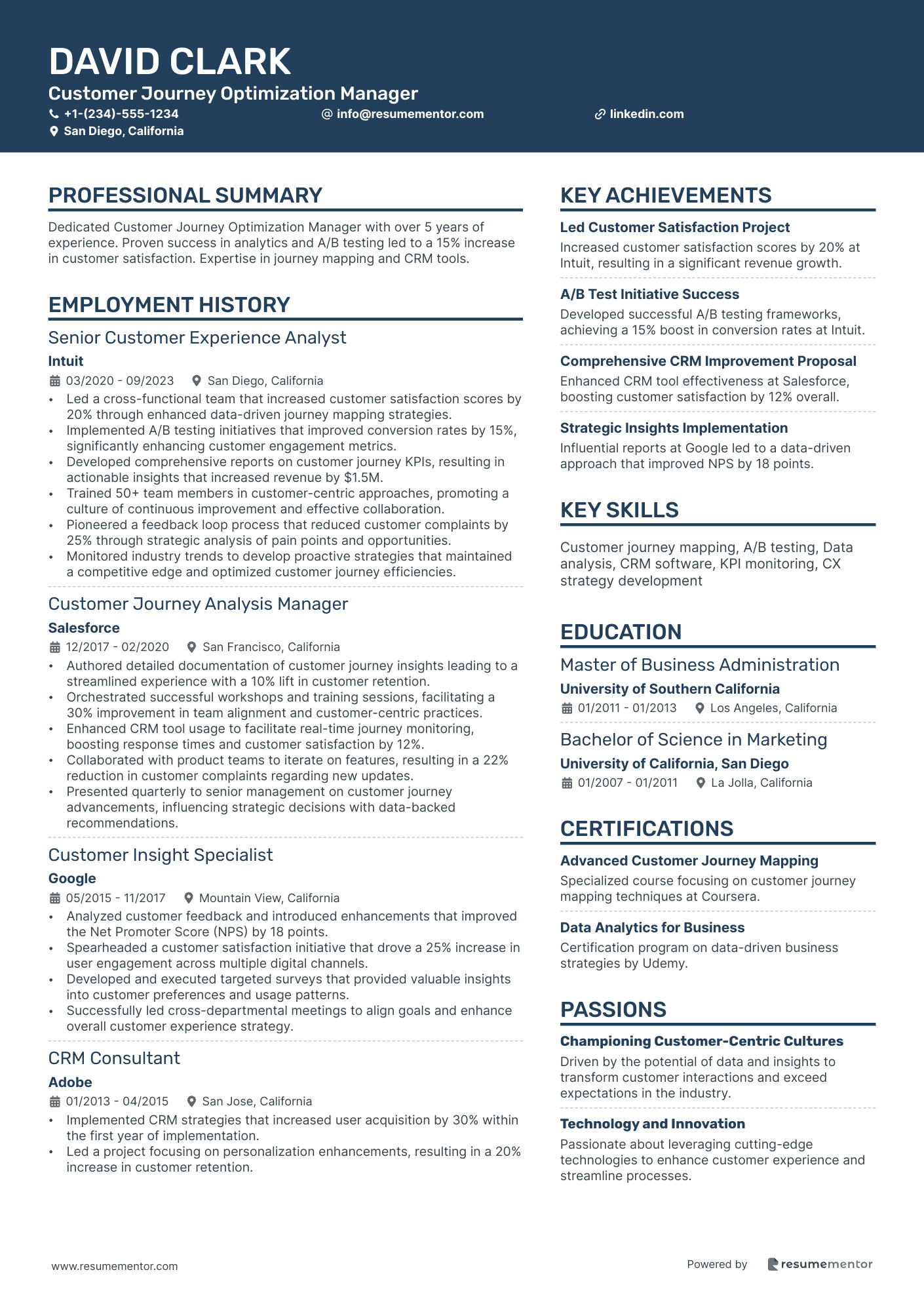 Customer Journey Optimization Manager
