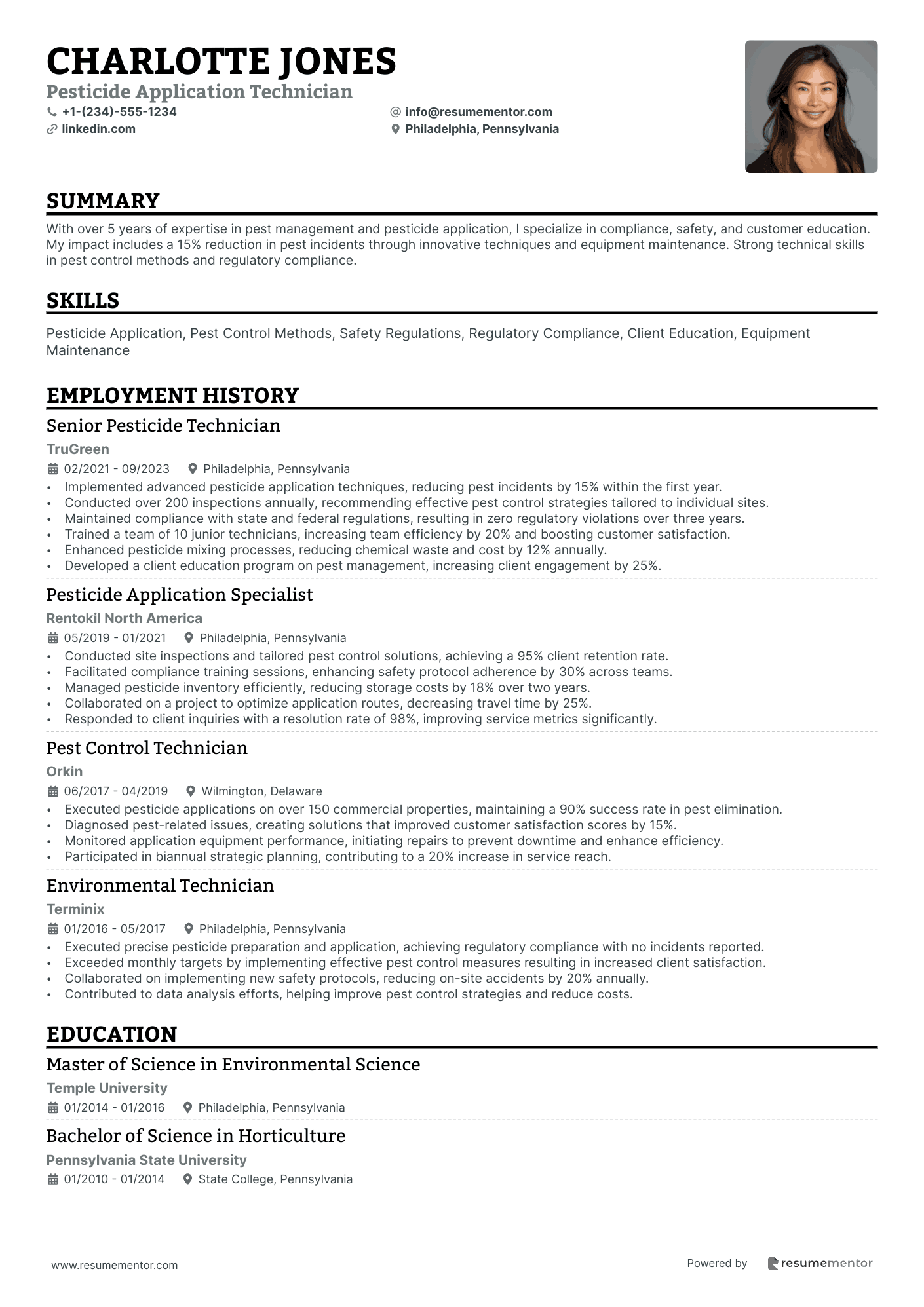 Pesticide Application Technician