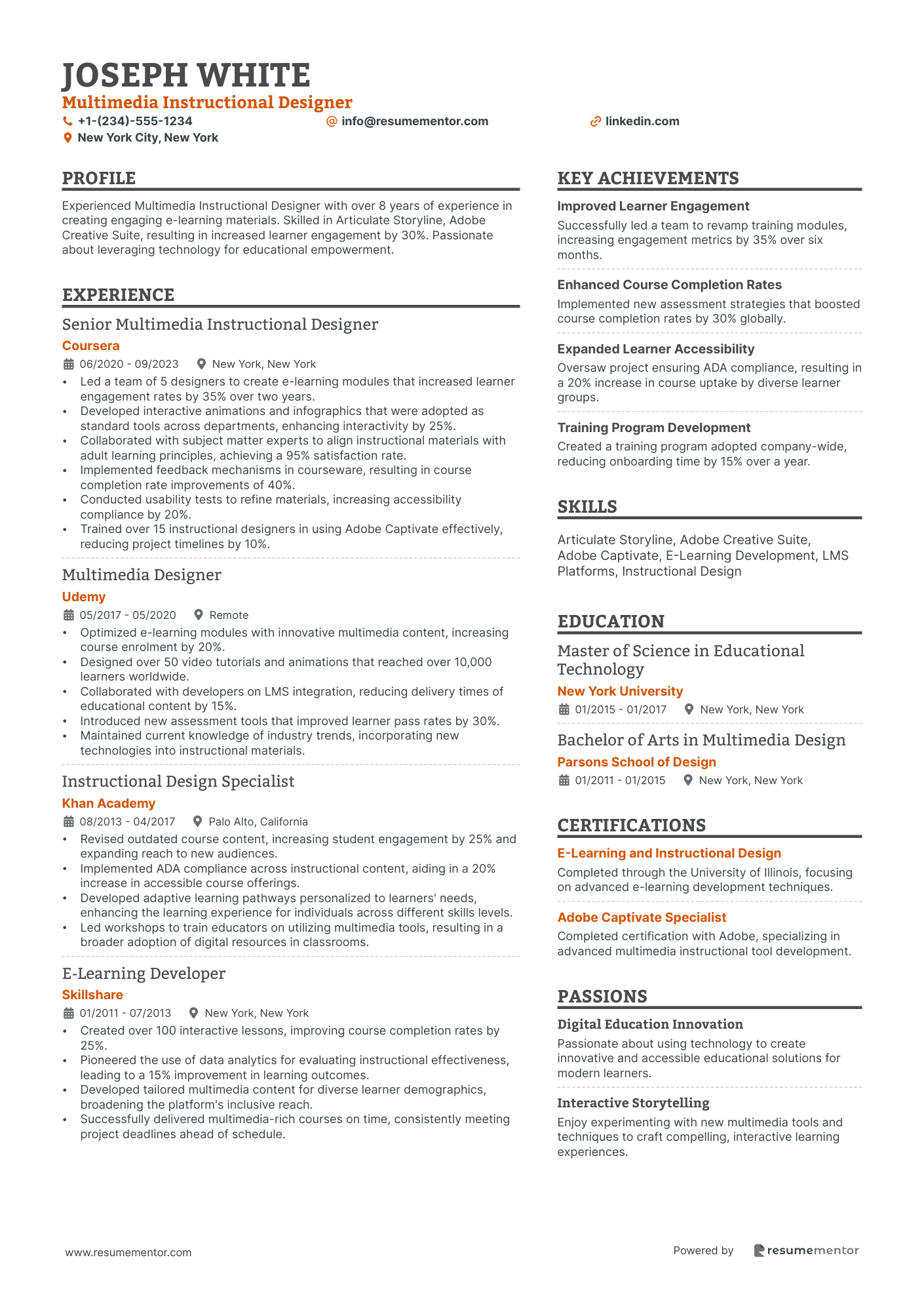 Multimedia Instructional Designer