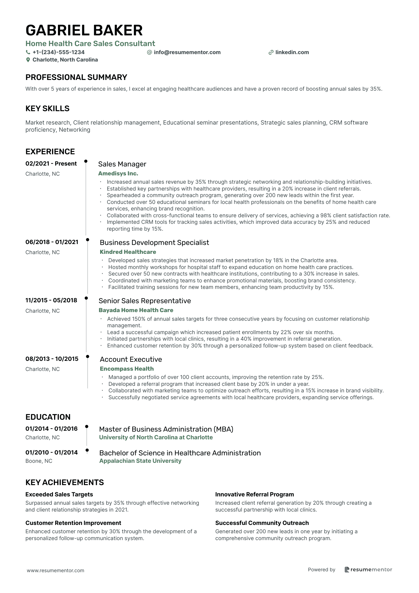Home Health Care Sales Consultant