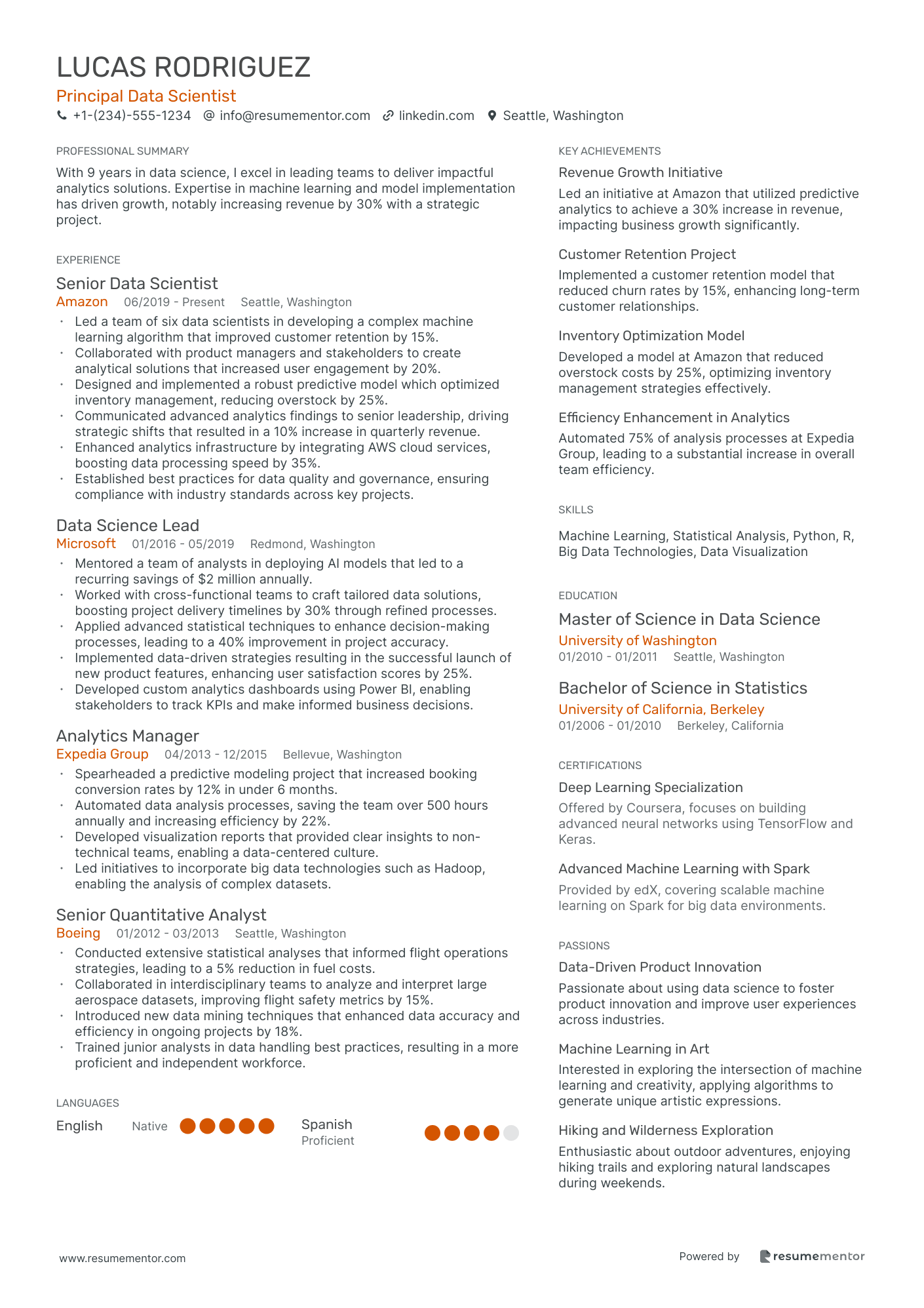 Principal Data Scientist