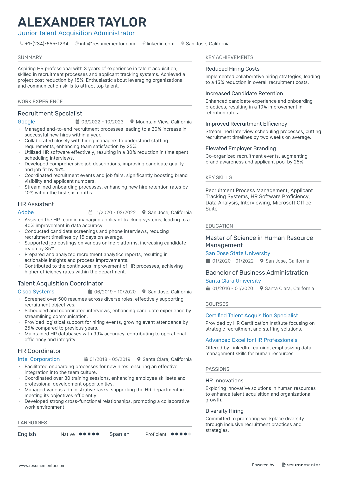 Junior Talent Acquisition Administrator