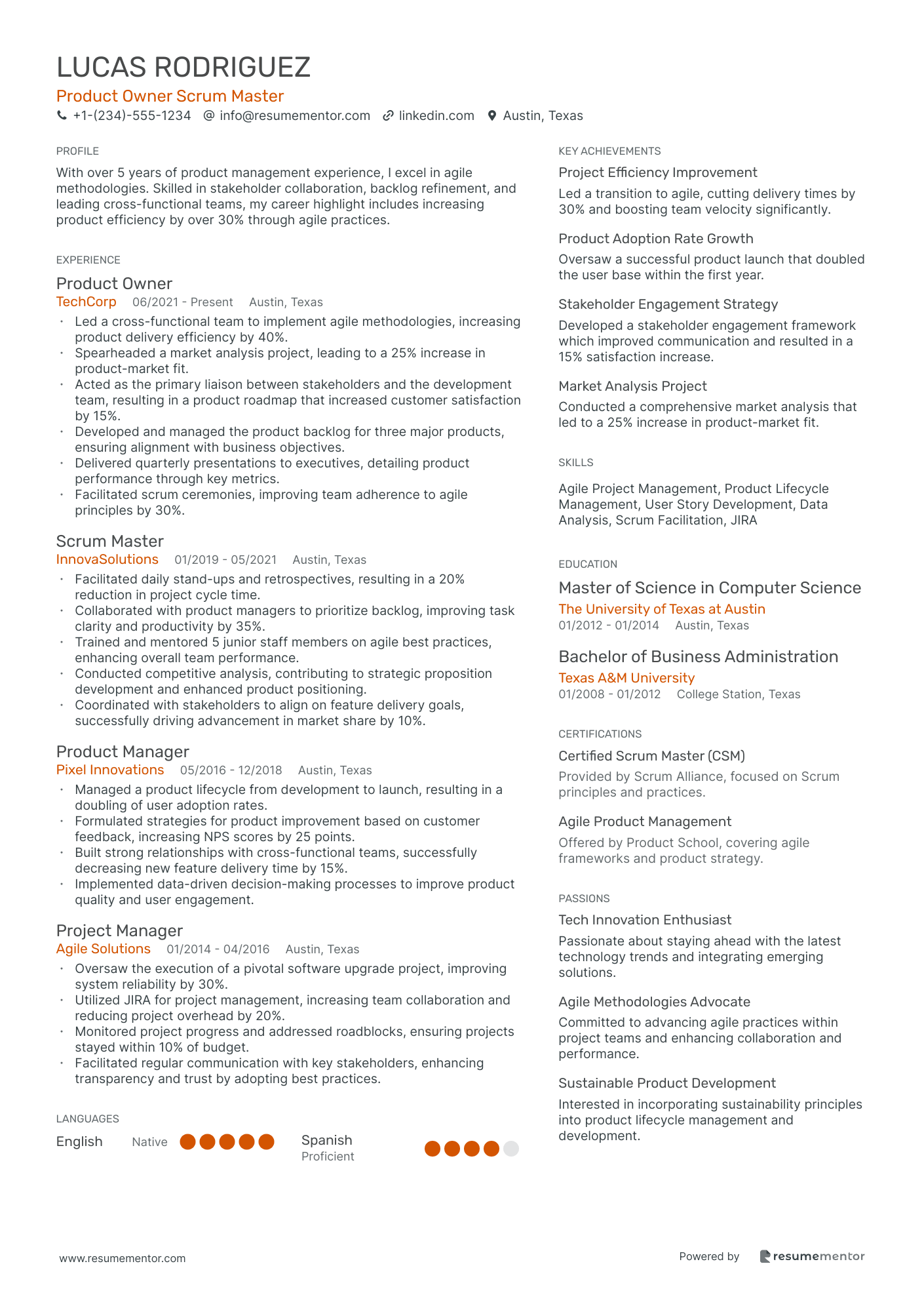 Product Owner Scrum Master