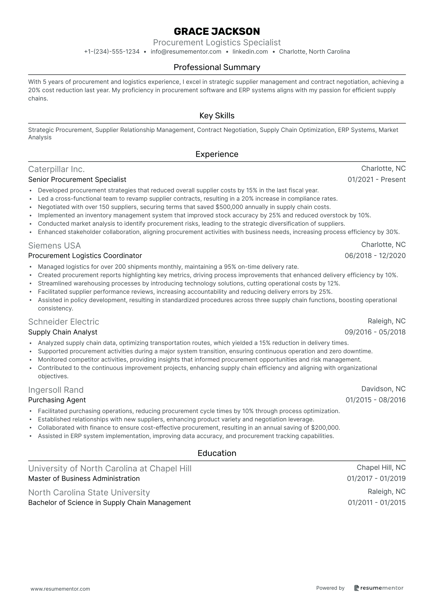 Procurement Logistics Specialist