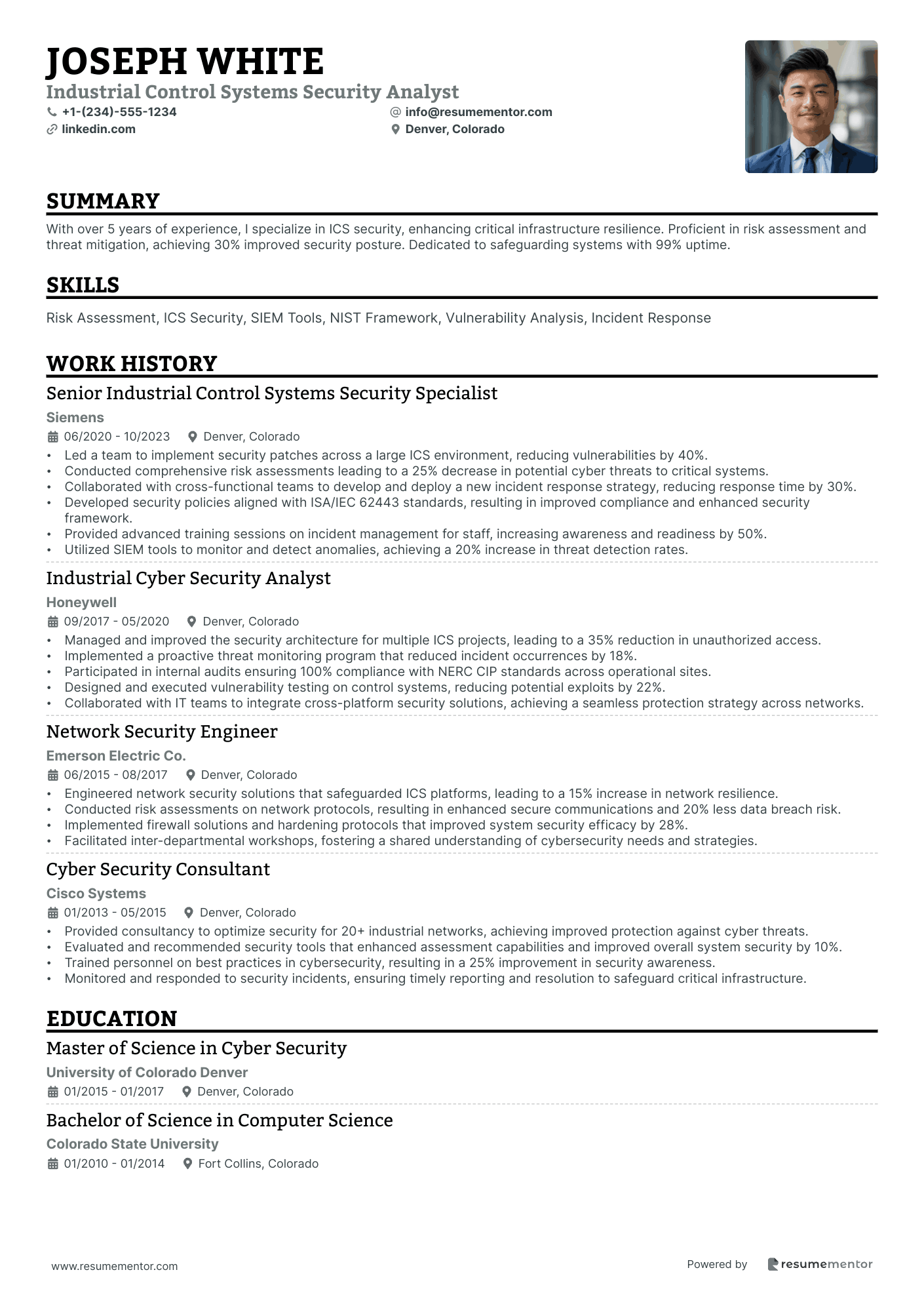 Industrial Control Systems Security Analyst
