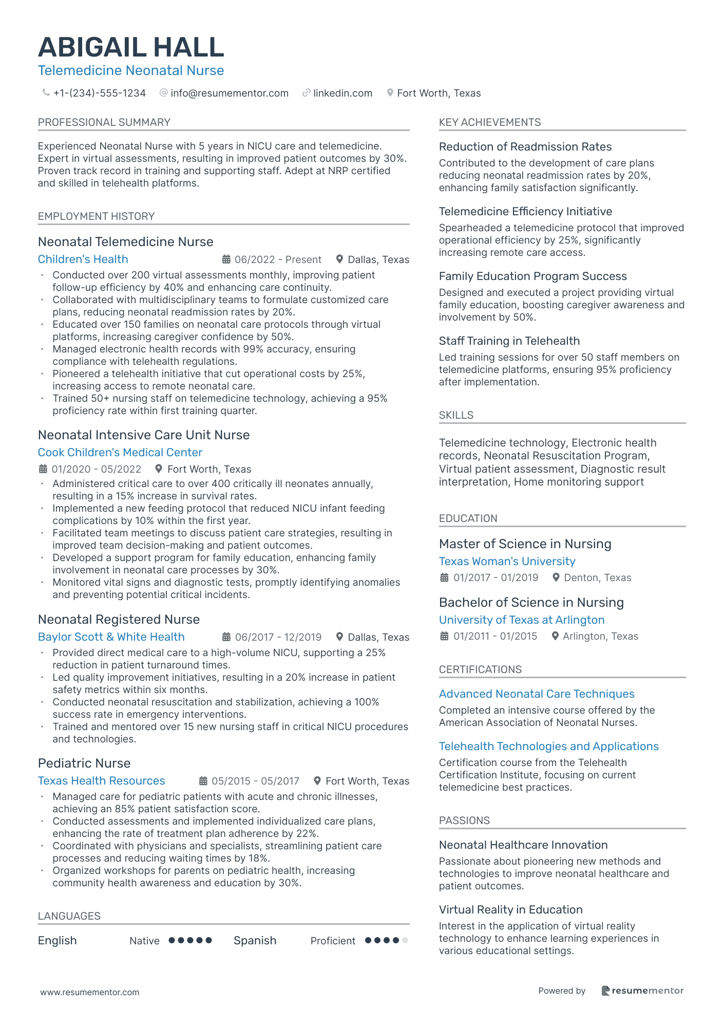 Telemedicine Neonatal Nurse